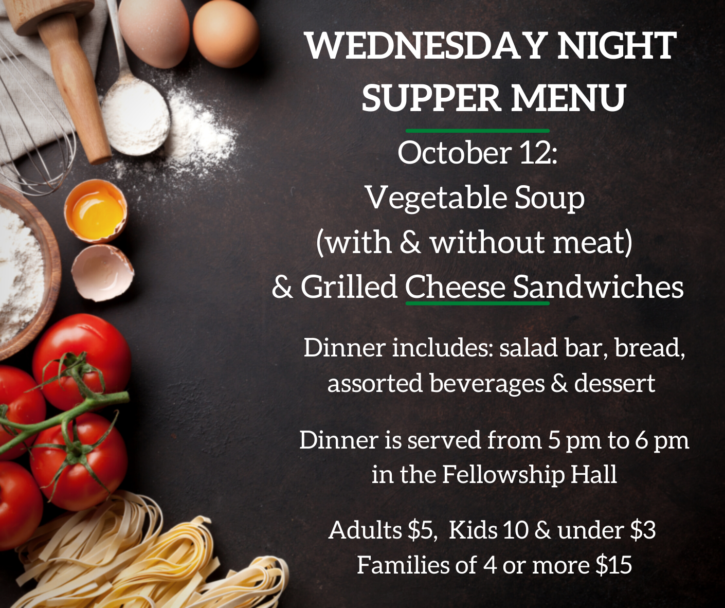 Wednesday Night Supper