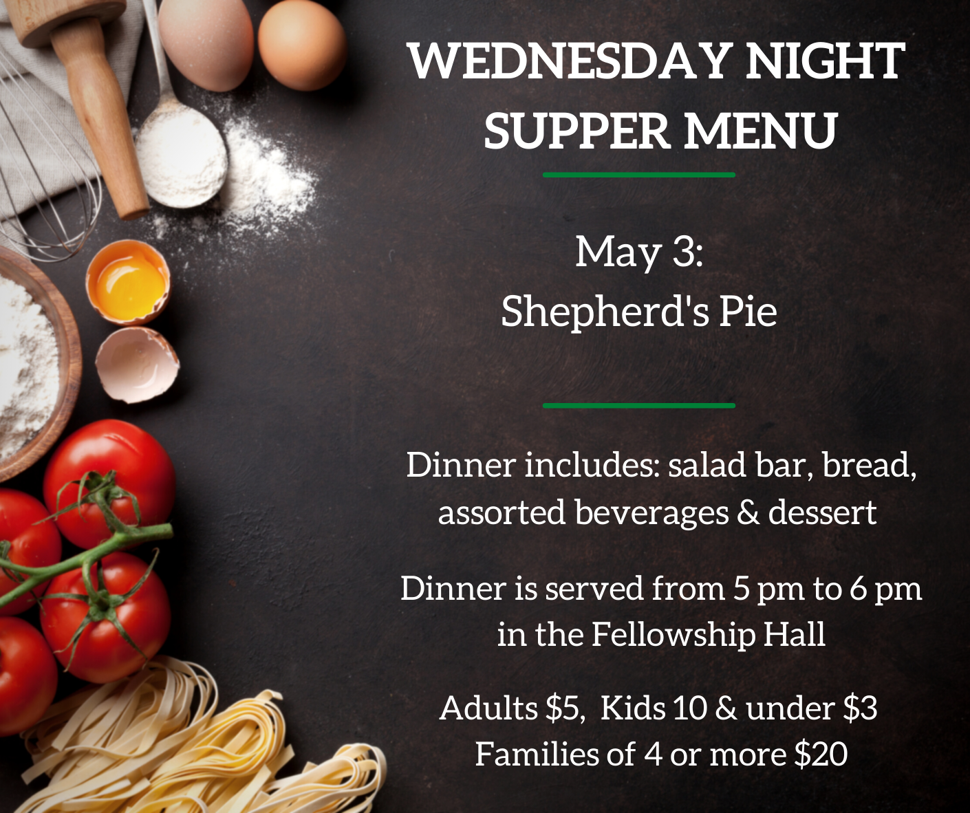 Wednesday Night Supper