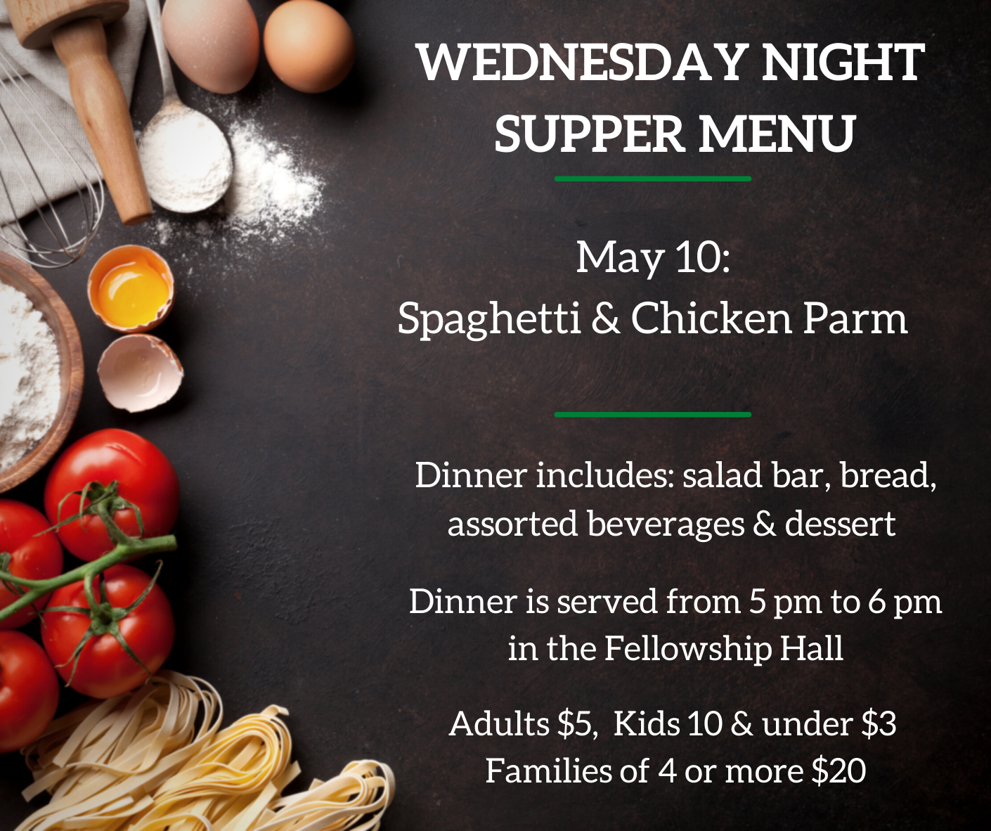 Wednesday Night Supper