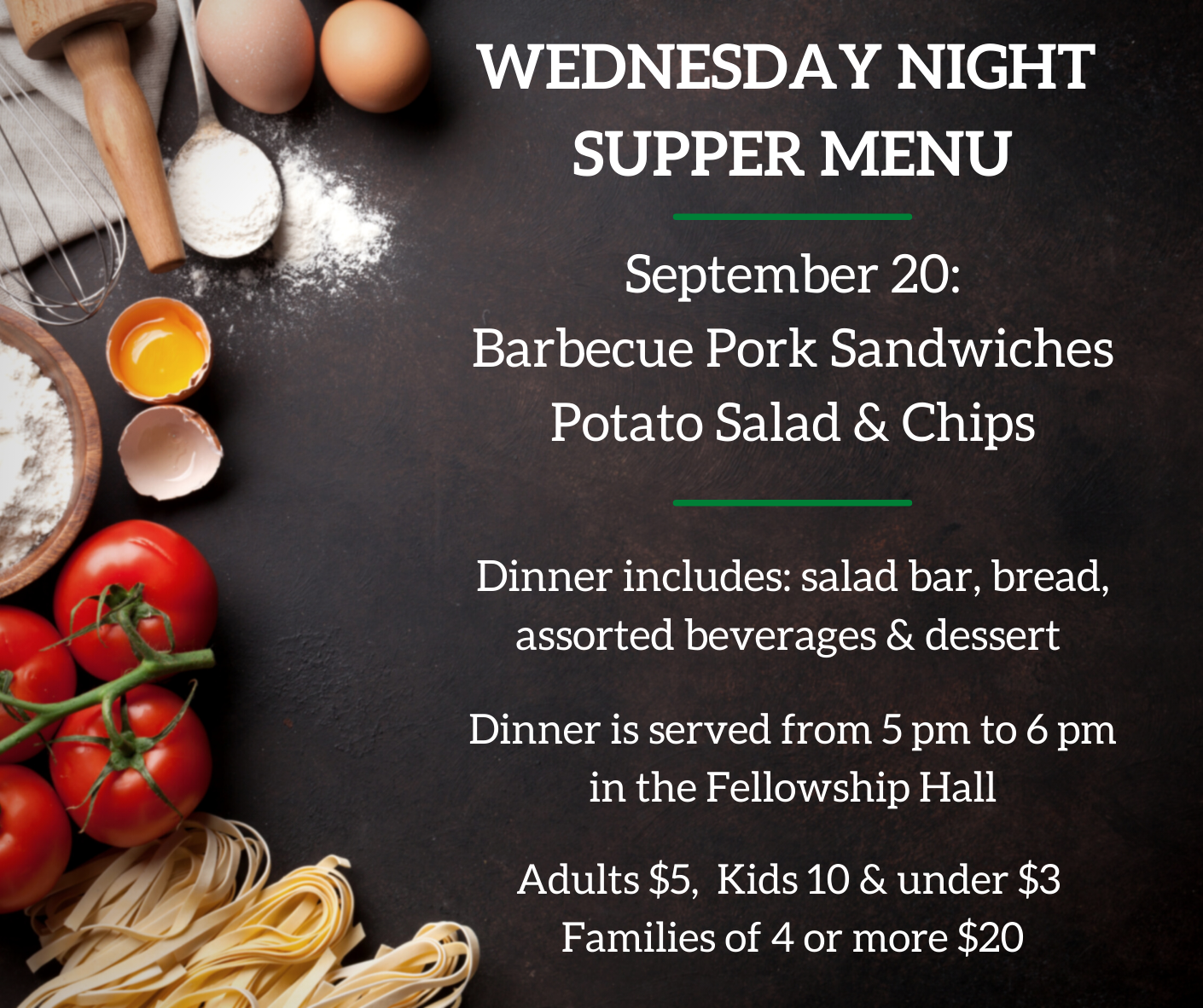 Wednesday Night Supper