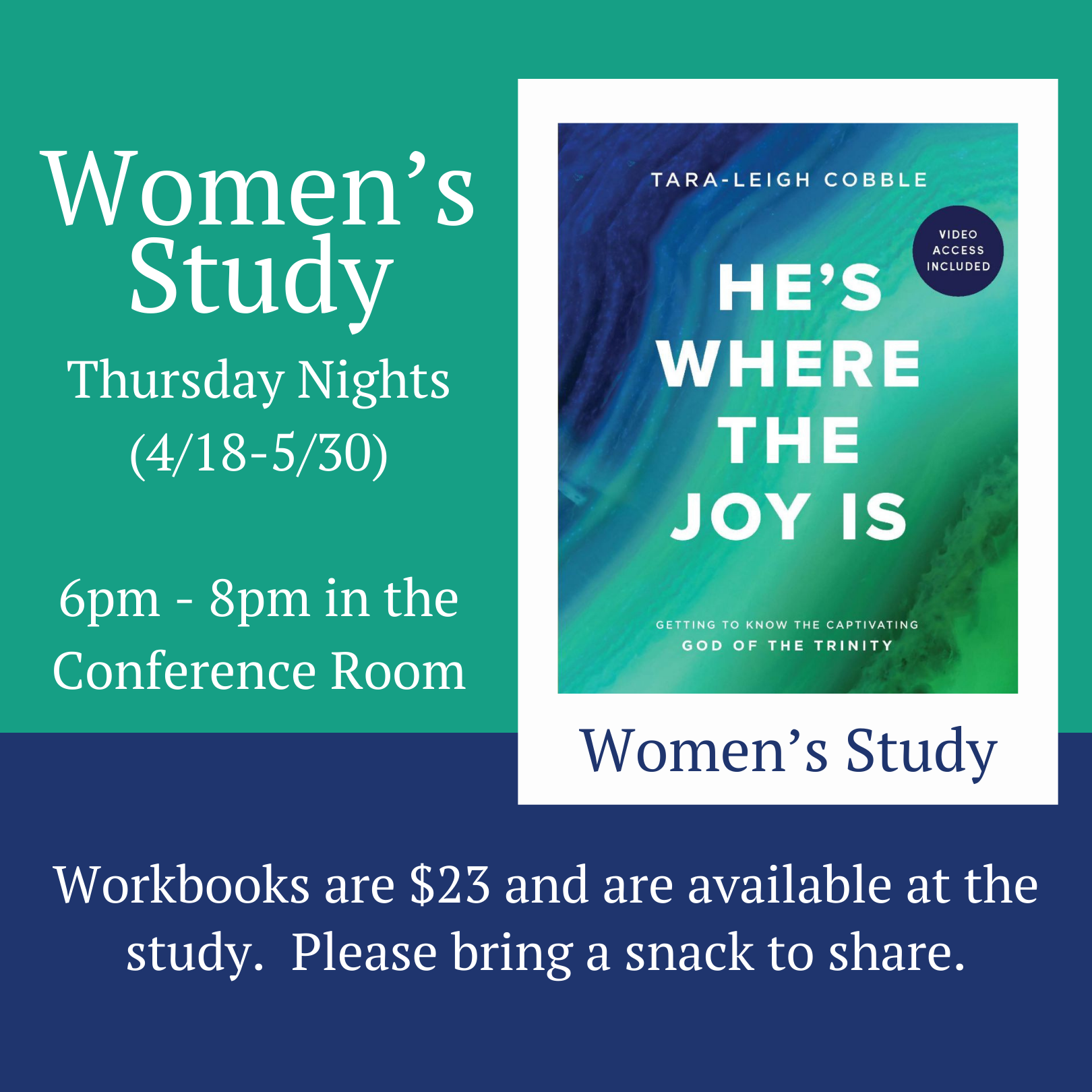 He's Where The Joy Is Study