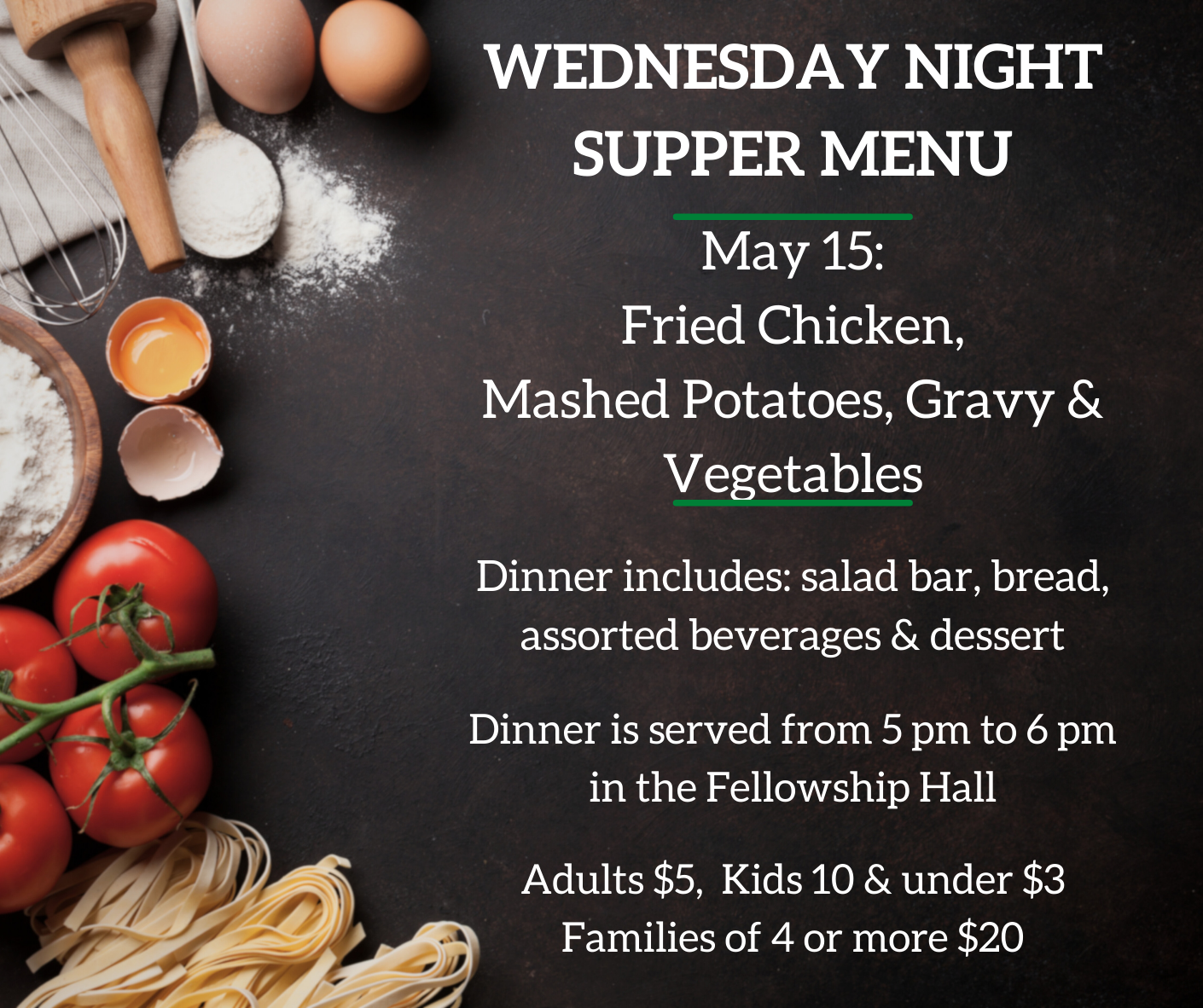 Wednesday Night Supper