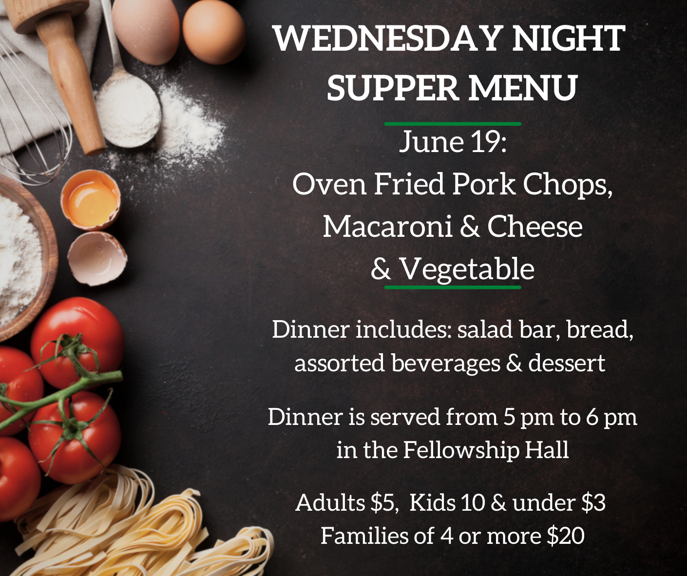 Wednesday Night Supper