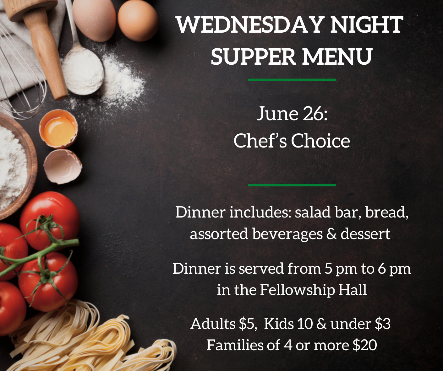 Wednesday Night Supper