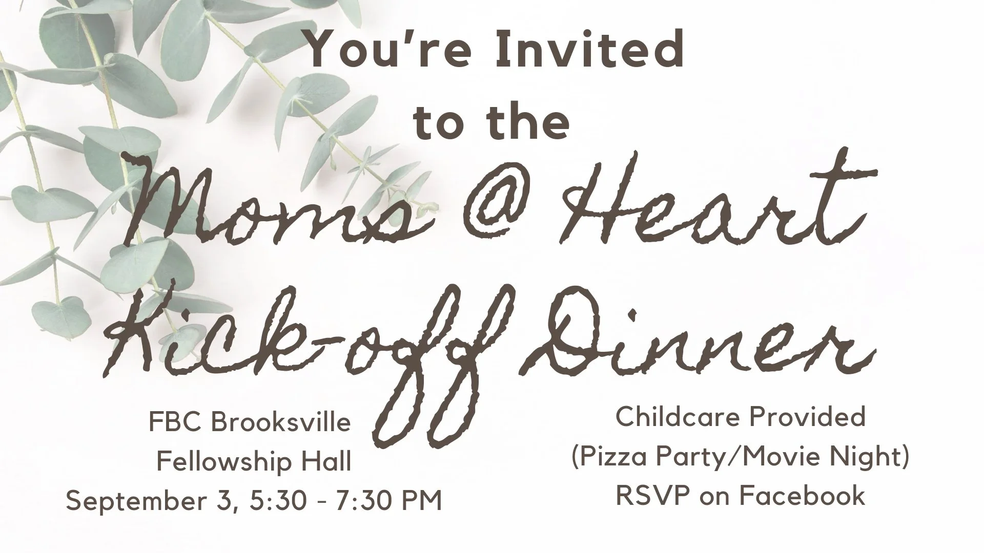 Moms At Heart Kick-off Dinner
