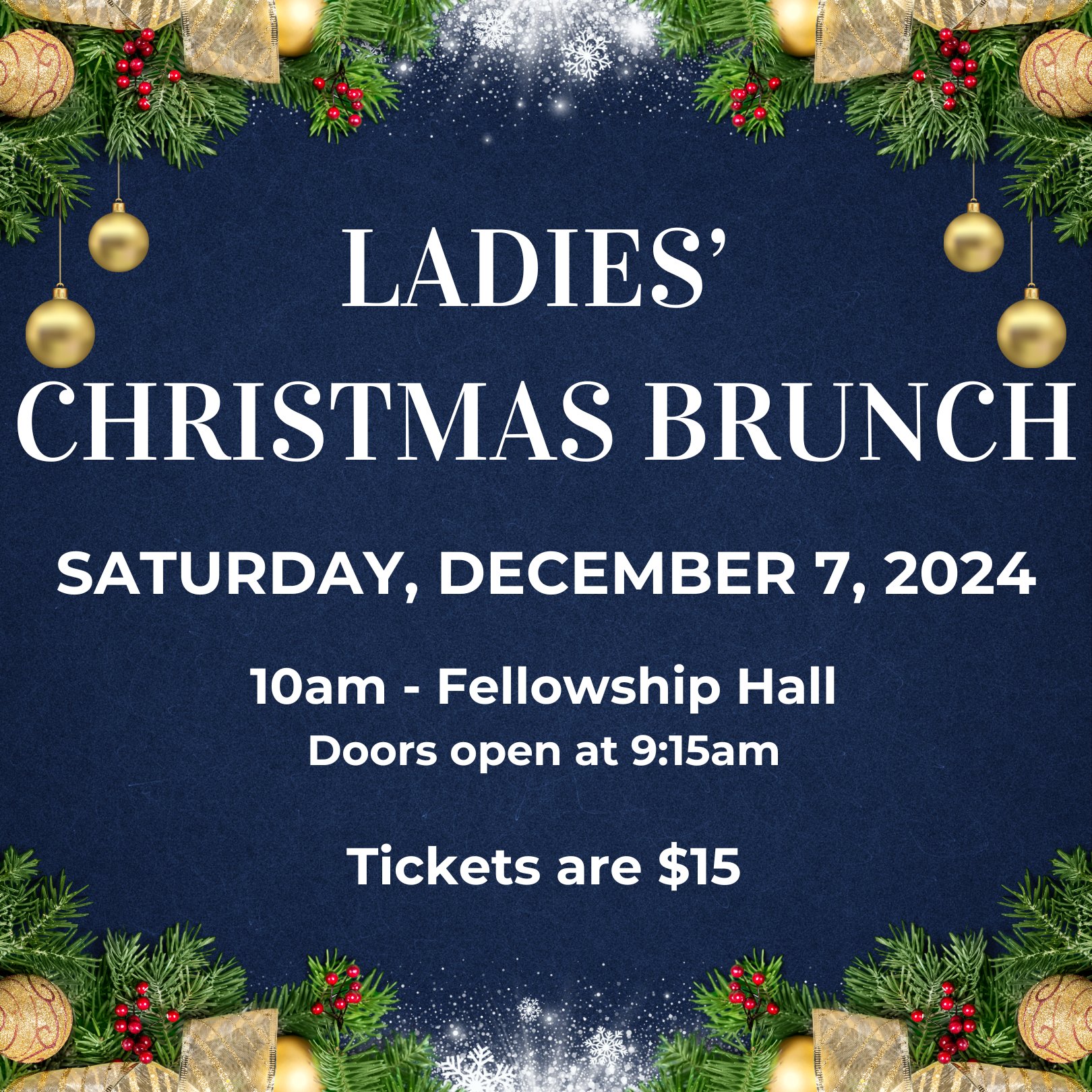 Ladies Annual Christmas Brunch