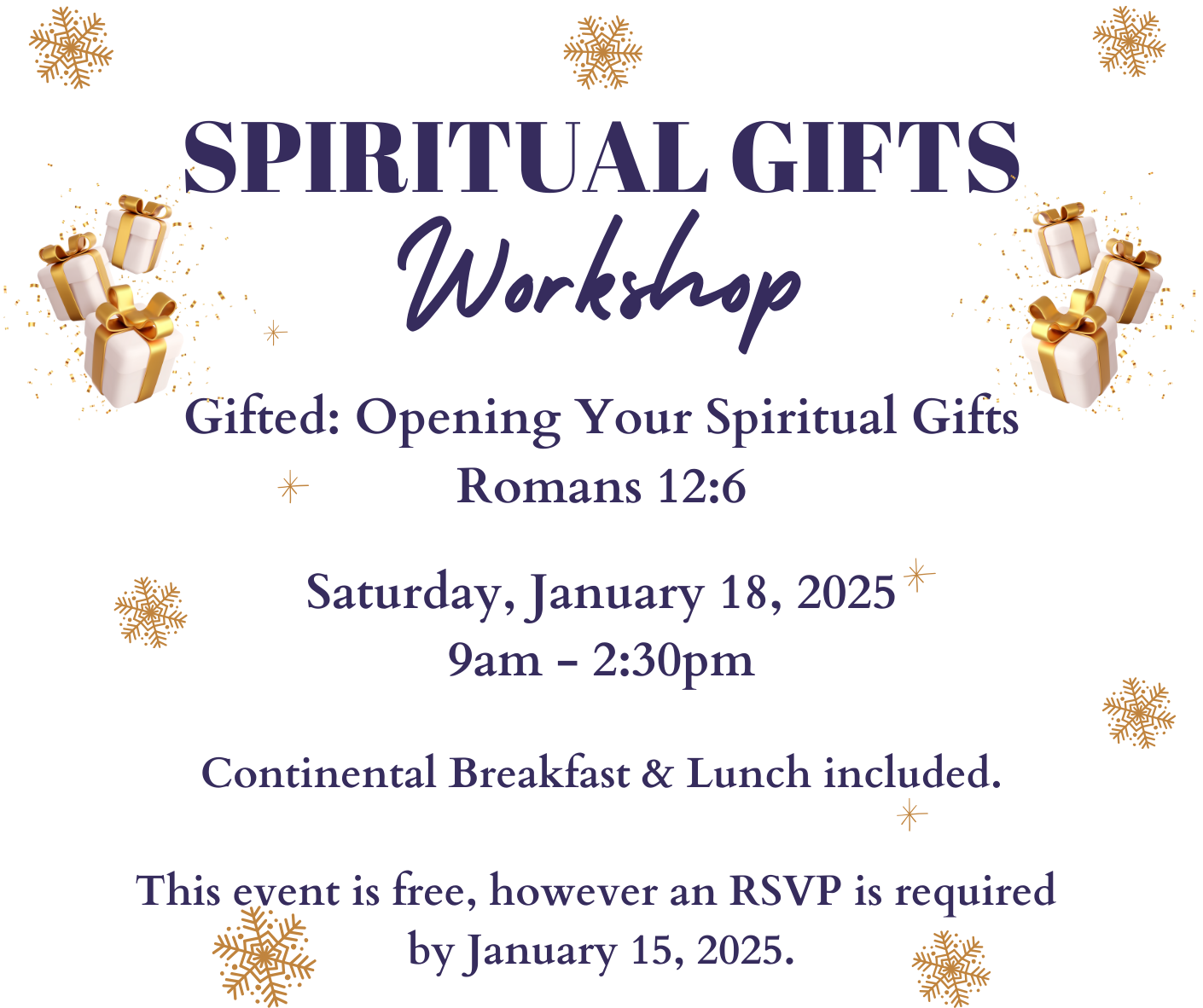 Spiritual Gifts Workshop