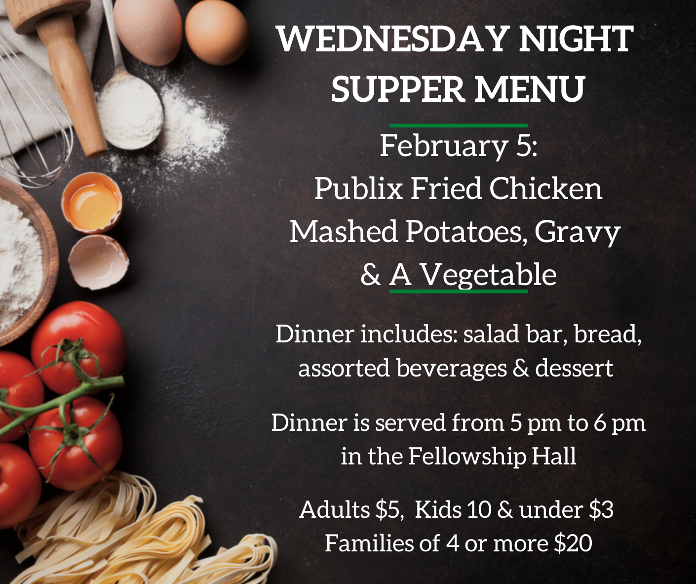 Wednesday Night Supper