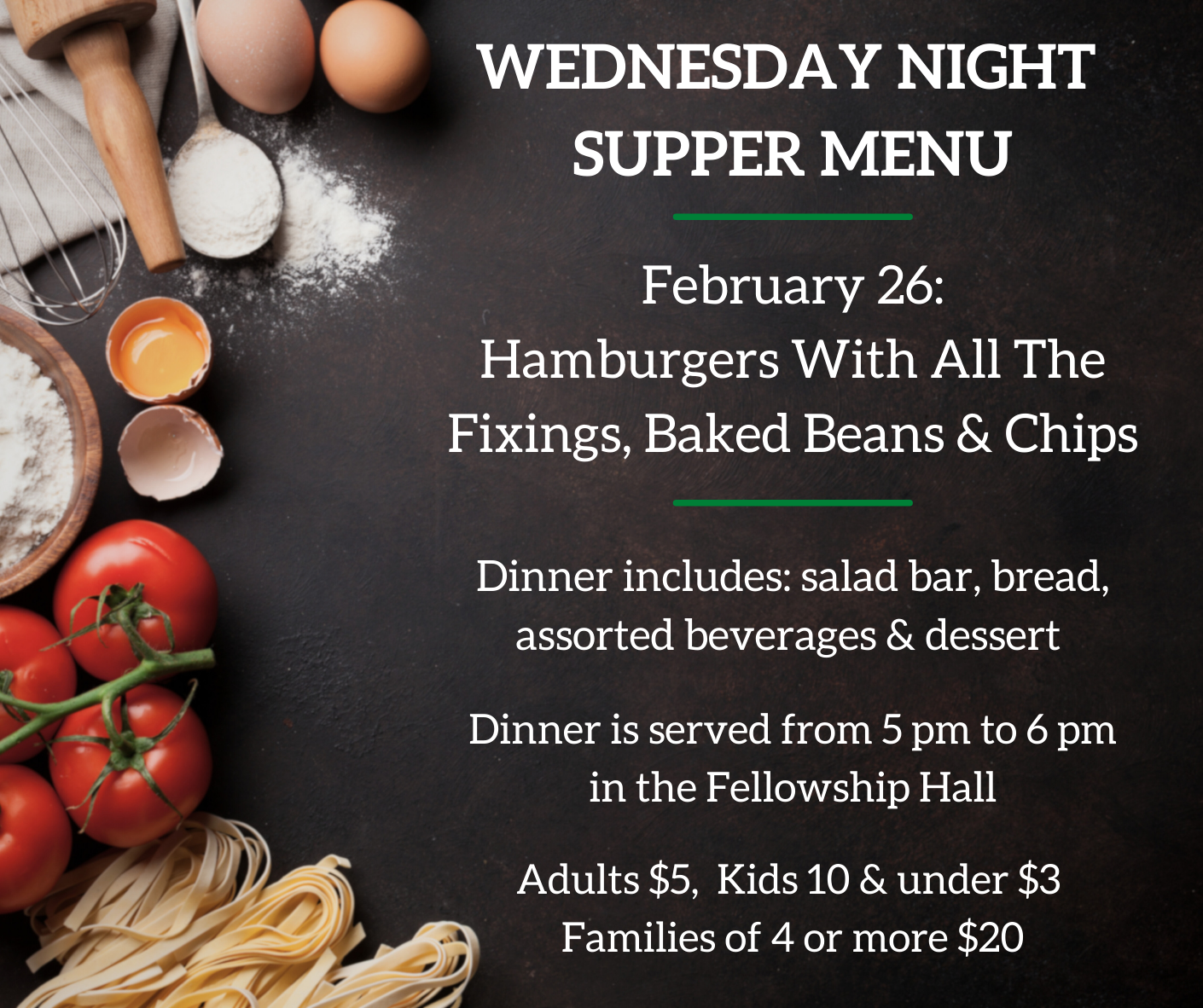 Wednesday Night Supper