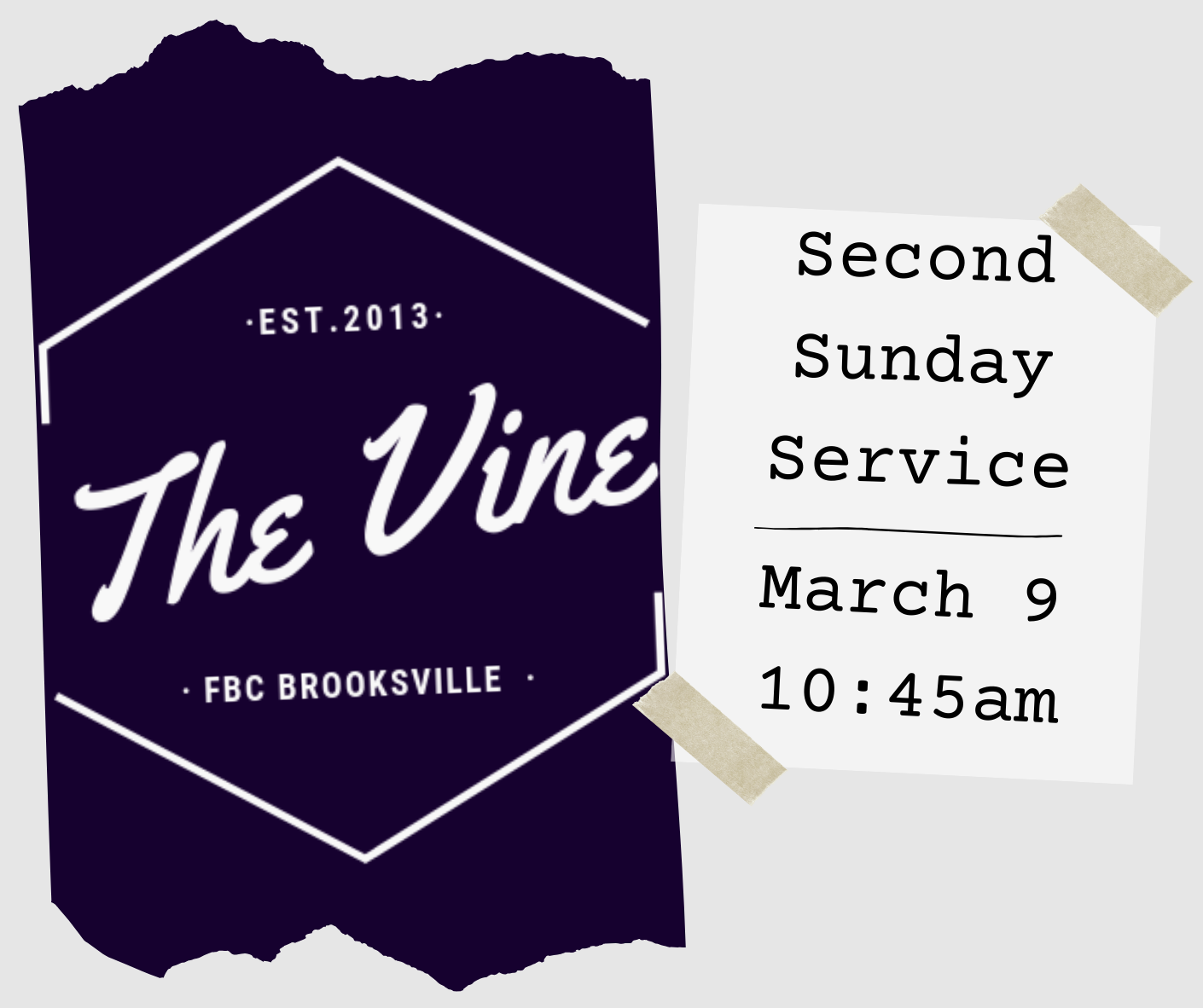 Second Sunday Vine Service