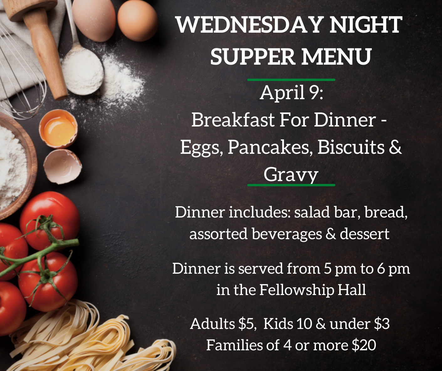 Wednesday Night Supper
