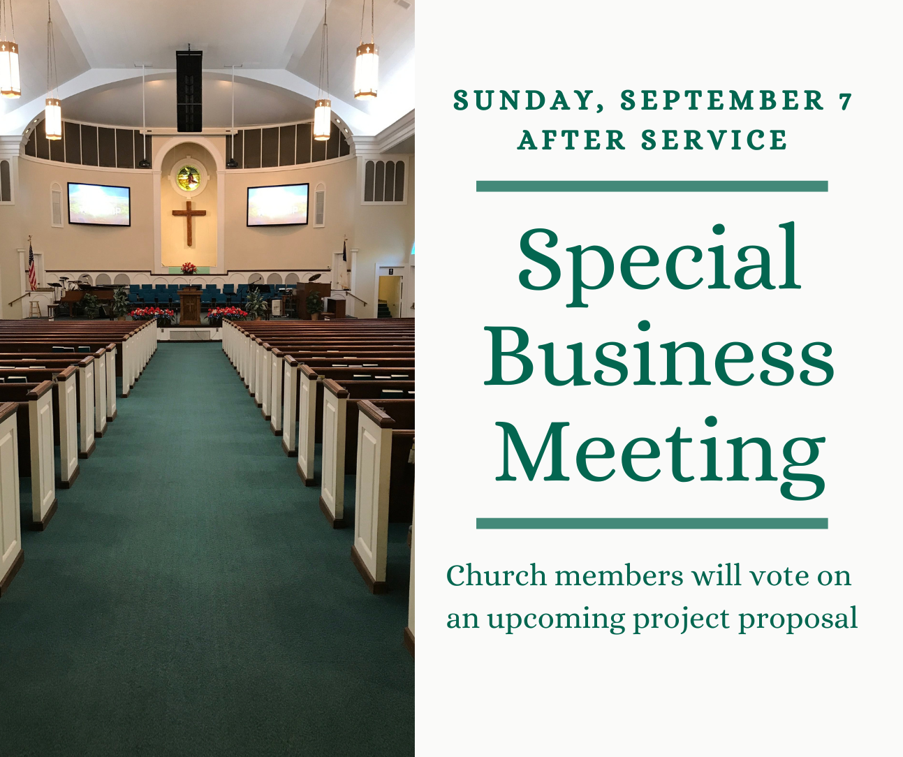 Special Business Meeting