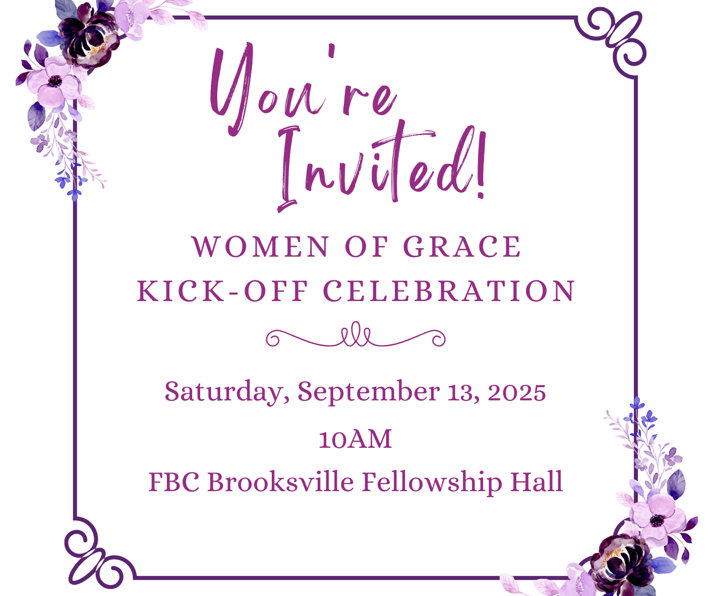 Women of Grace Kick-Off Celebration