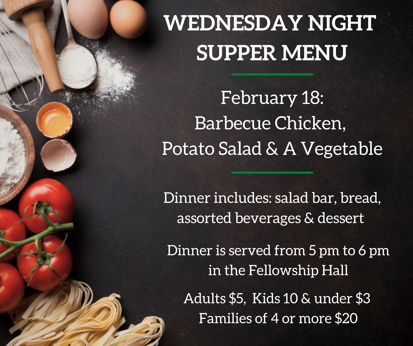 Wednesday Night Supper