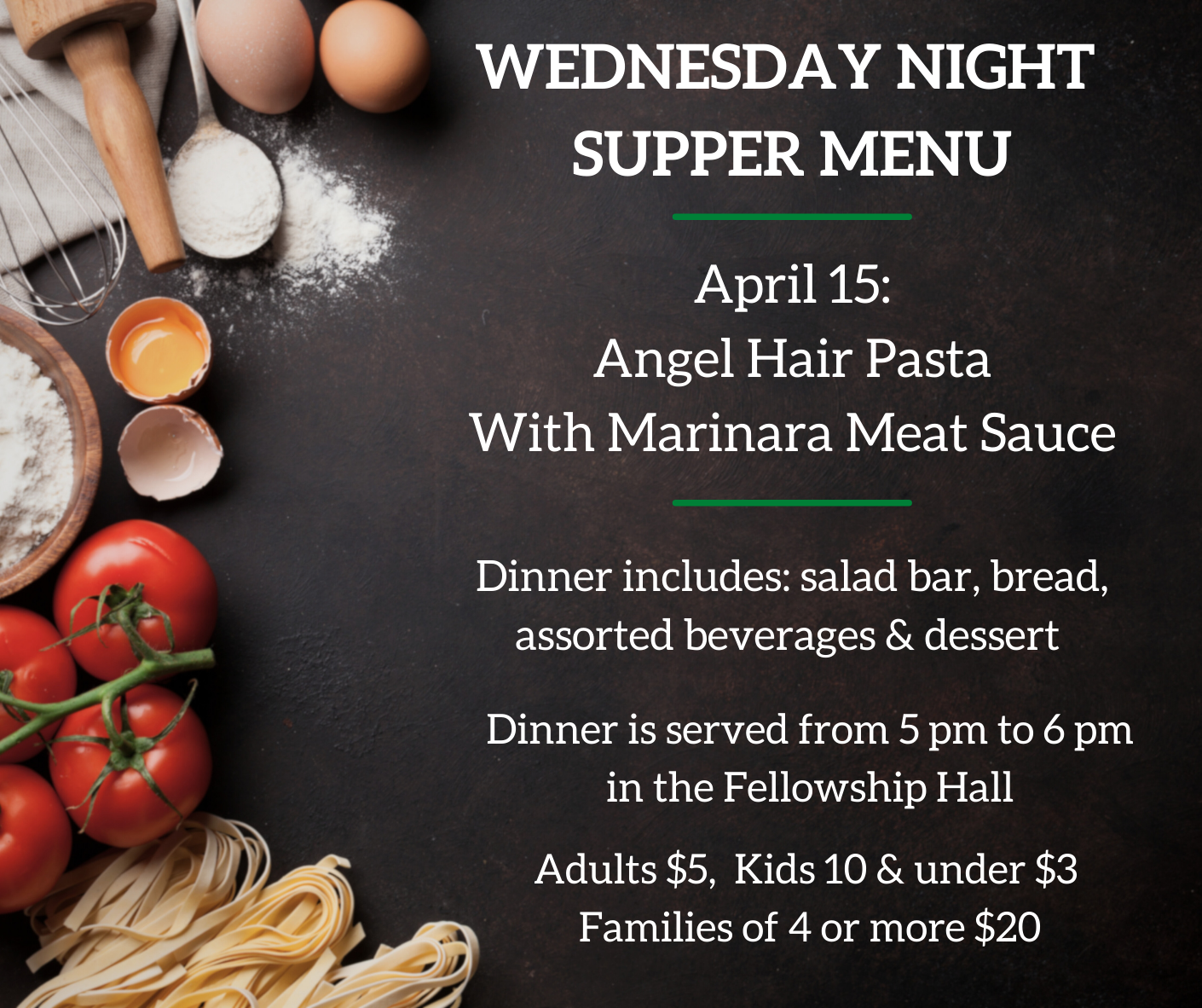 Wednesday Night Supper