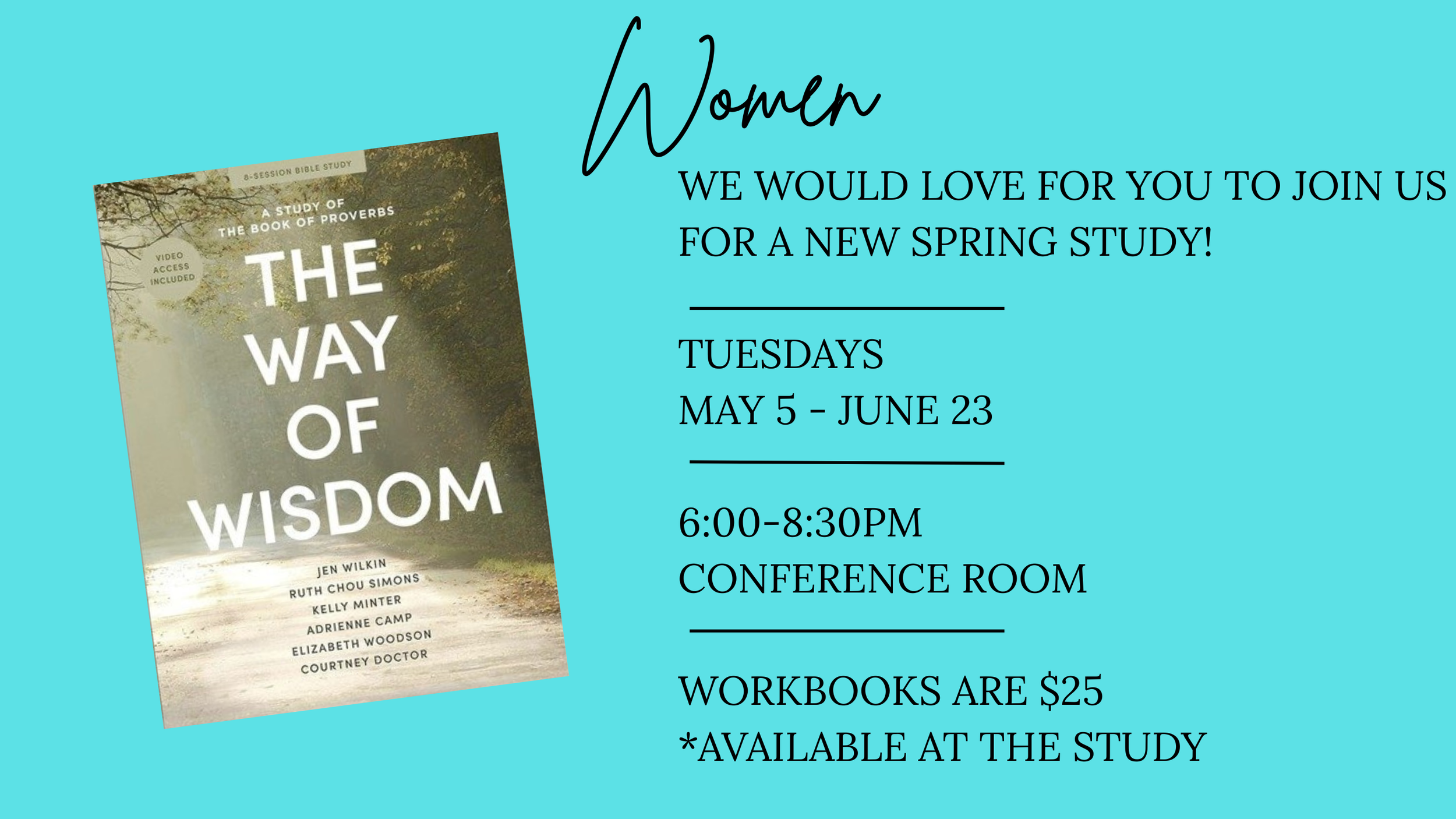 Women's Spring Study - The Way of Wisdom