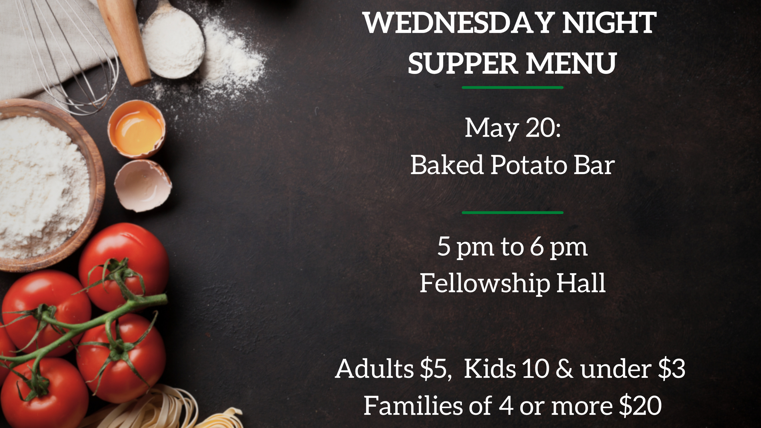 Wednesday Night Supper