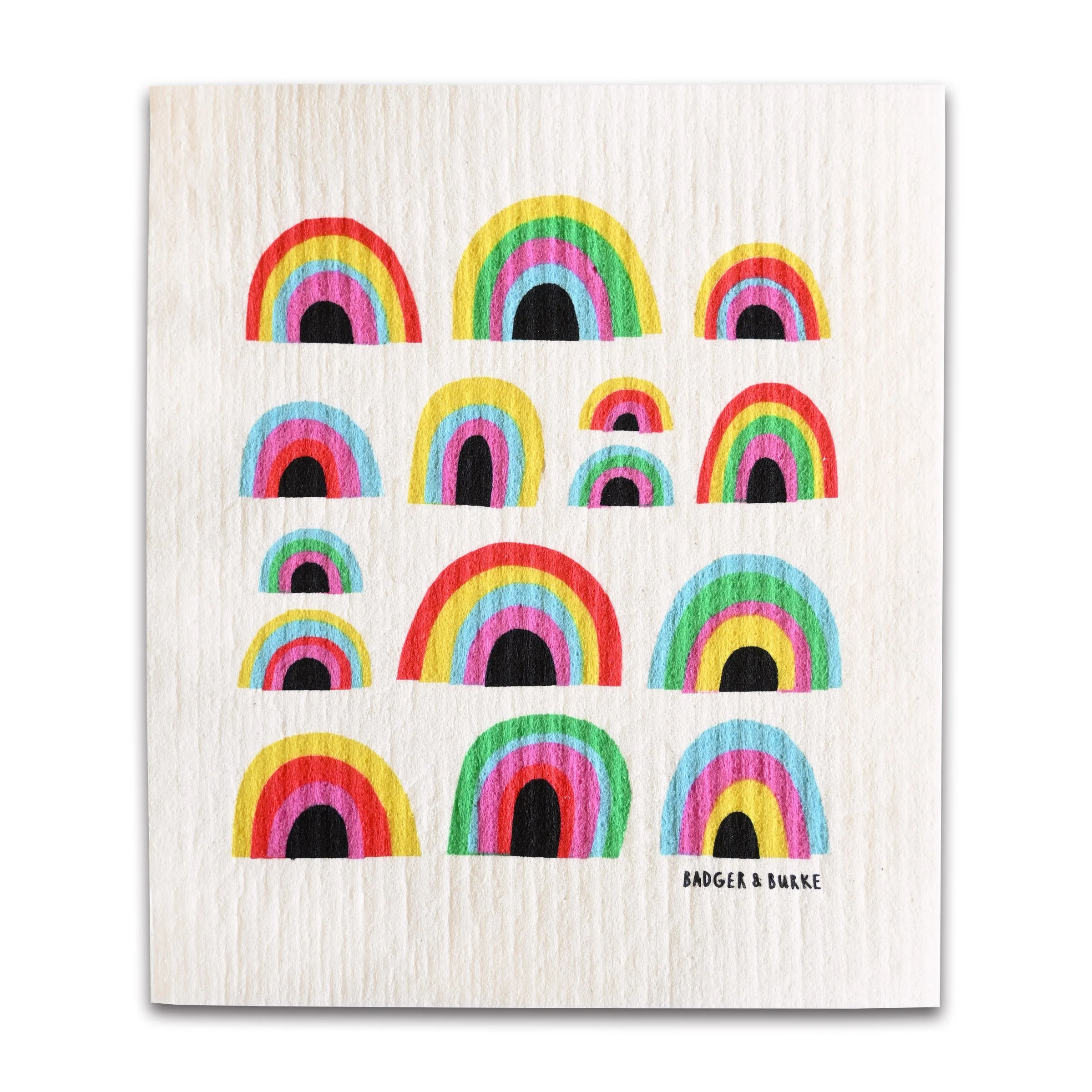 Rainbow Sponge Cloth x 4