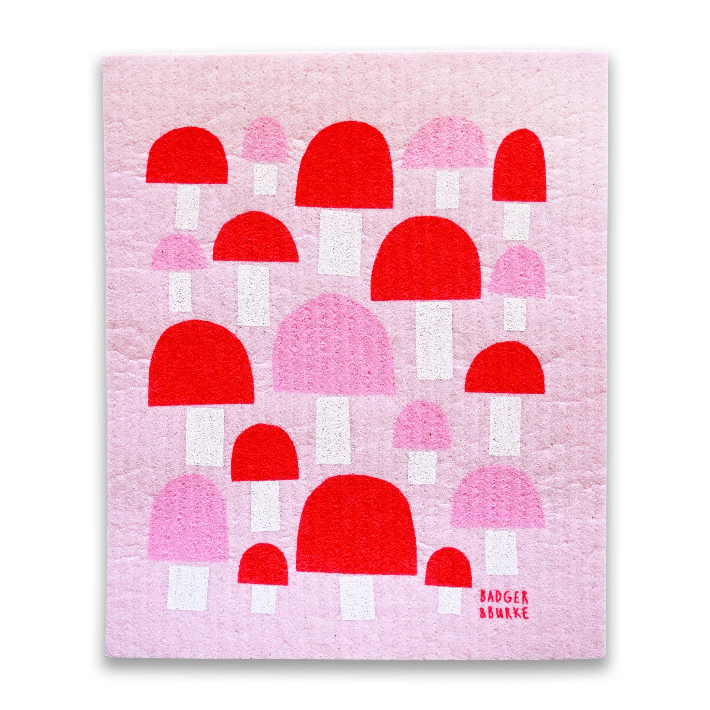 Mushroom Sponge Cloth x 4
