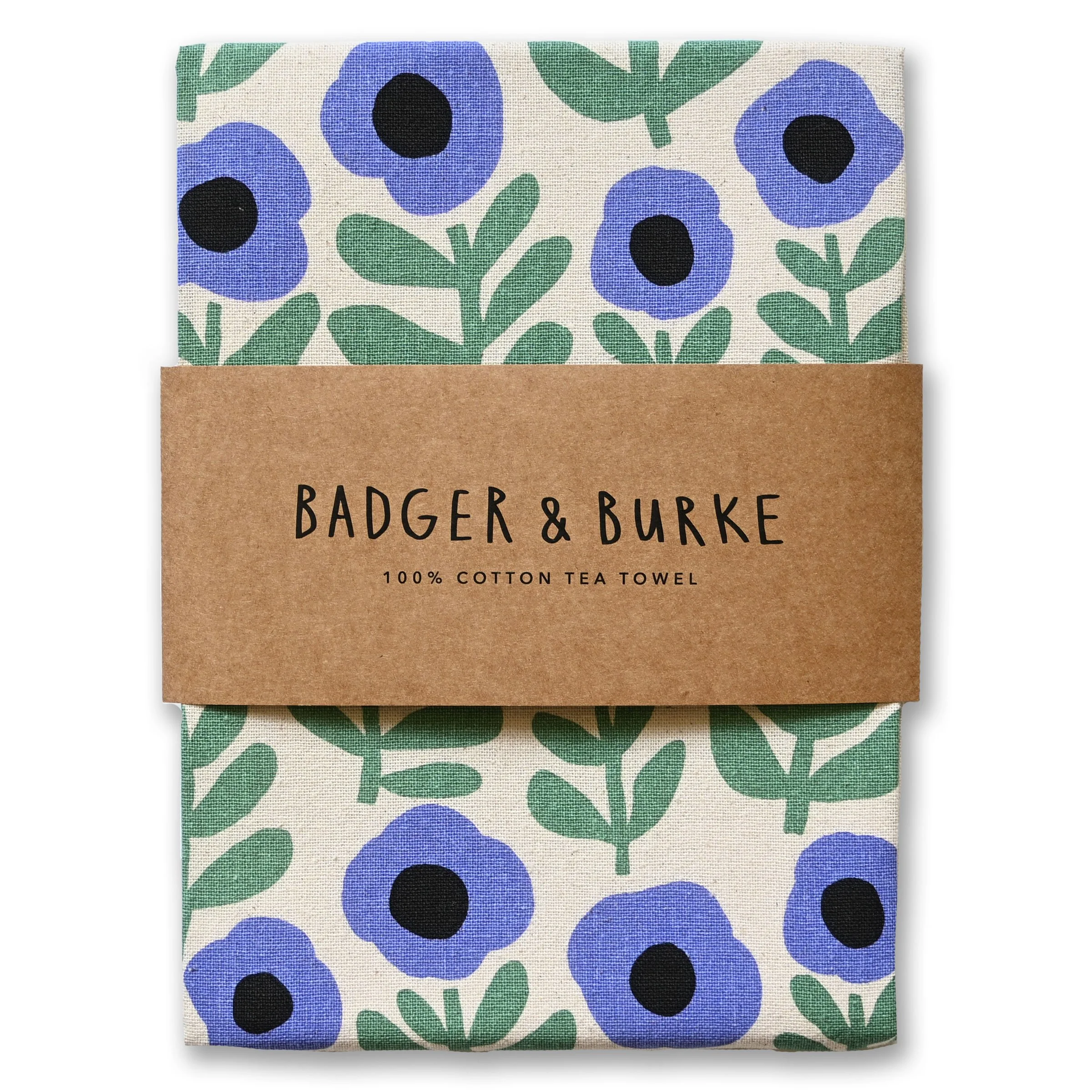 Poppy Tea Towel x 4