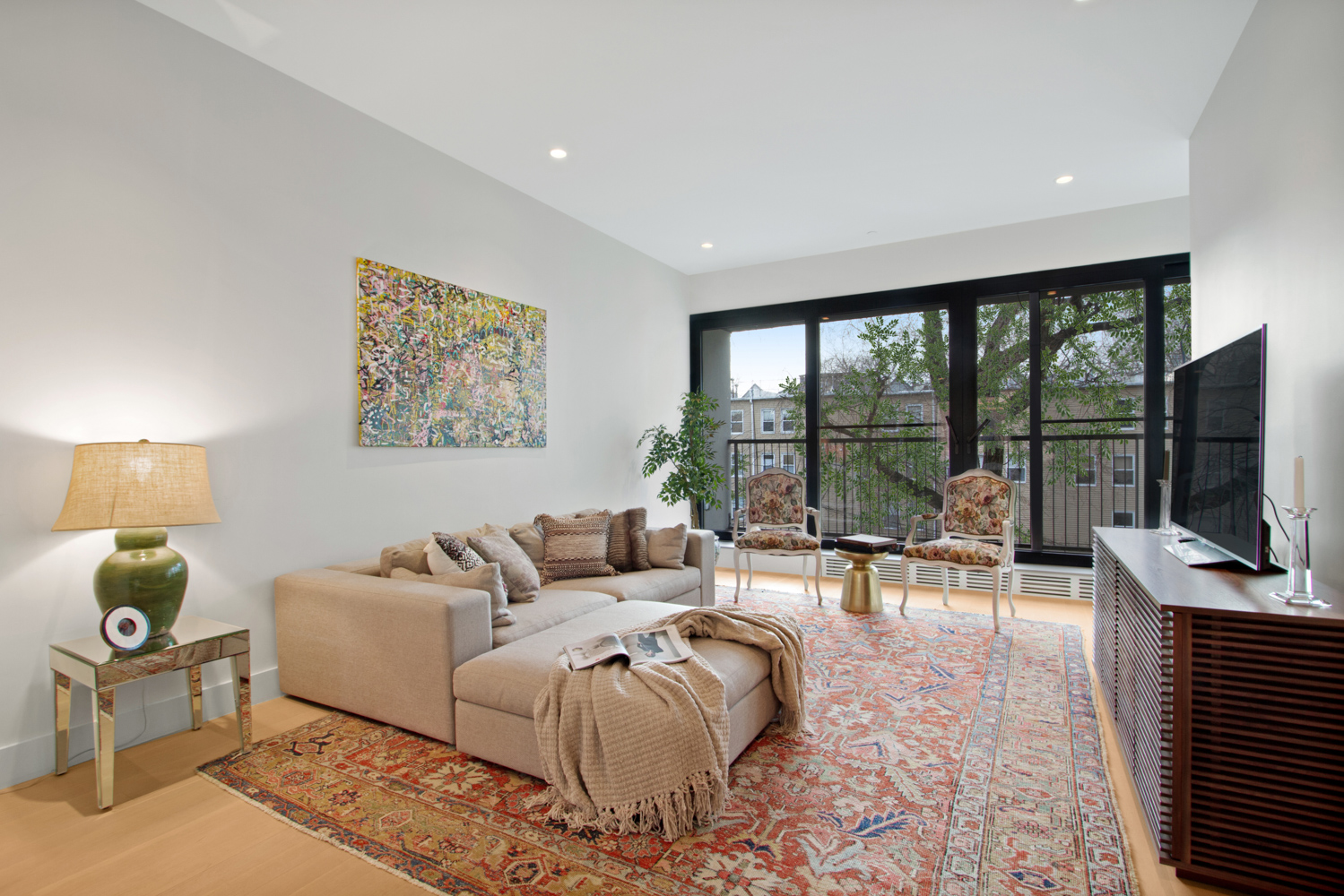 Living Room, Bedford-Stuyvesant, Brooklyn Residence