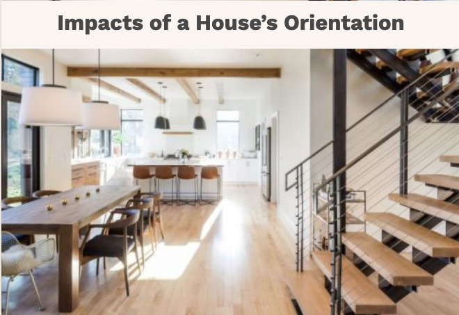 Impacts of a House's Orientation