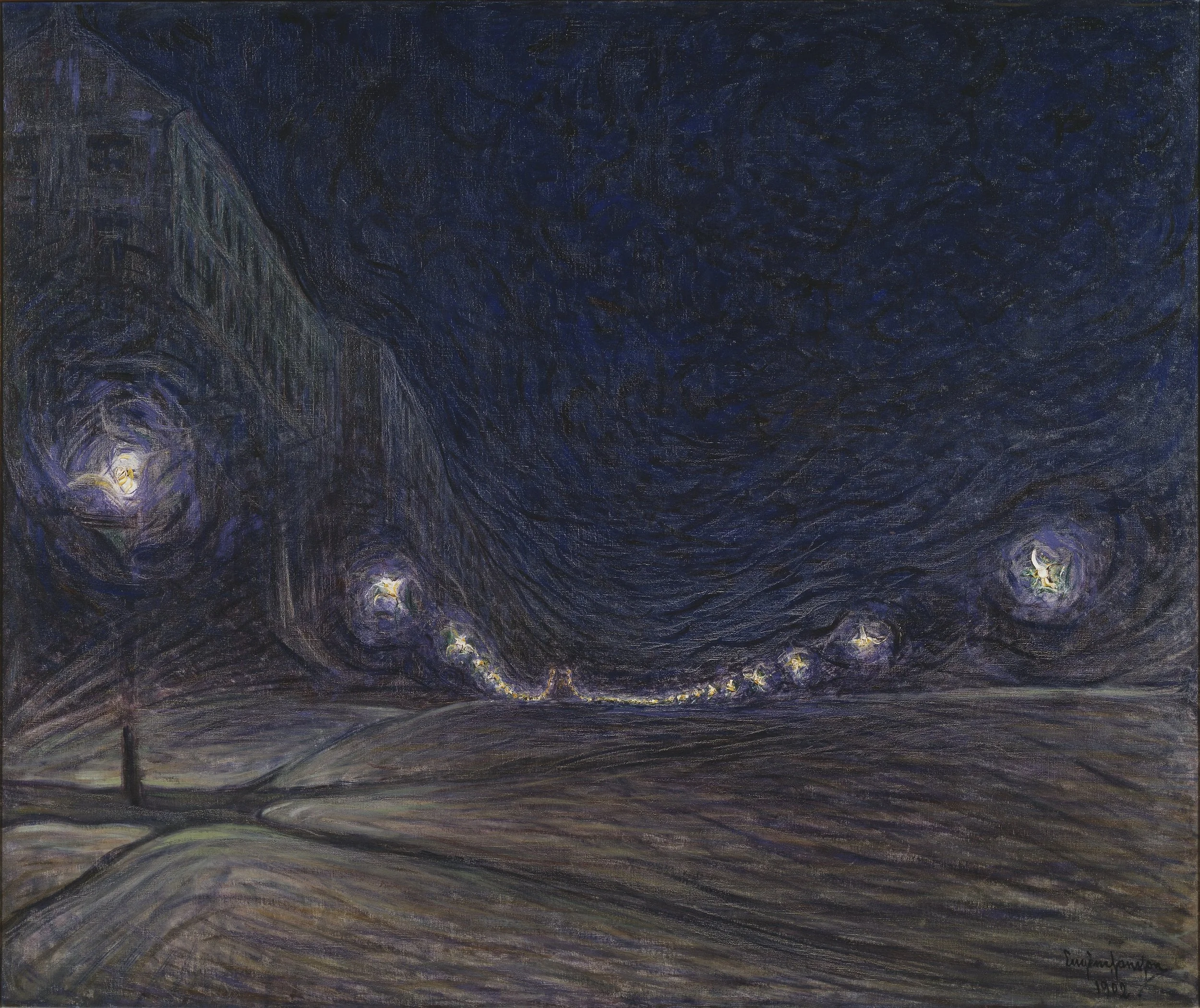HORNSGATAN NATTETID – EUGÈNE JANSSON (1902)