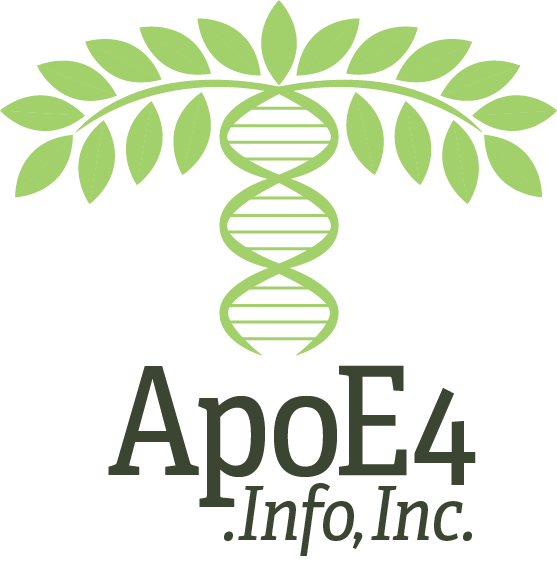  Logo design for ApoE4.info. ApoE4 is the "Alzheimer's Gene," and this forum is a resource for people who find out they possess the gene. 