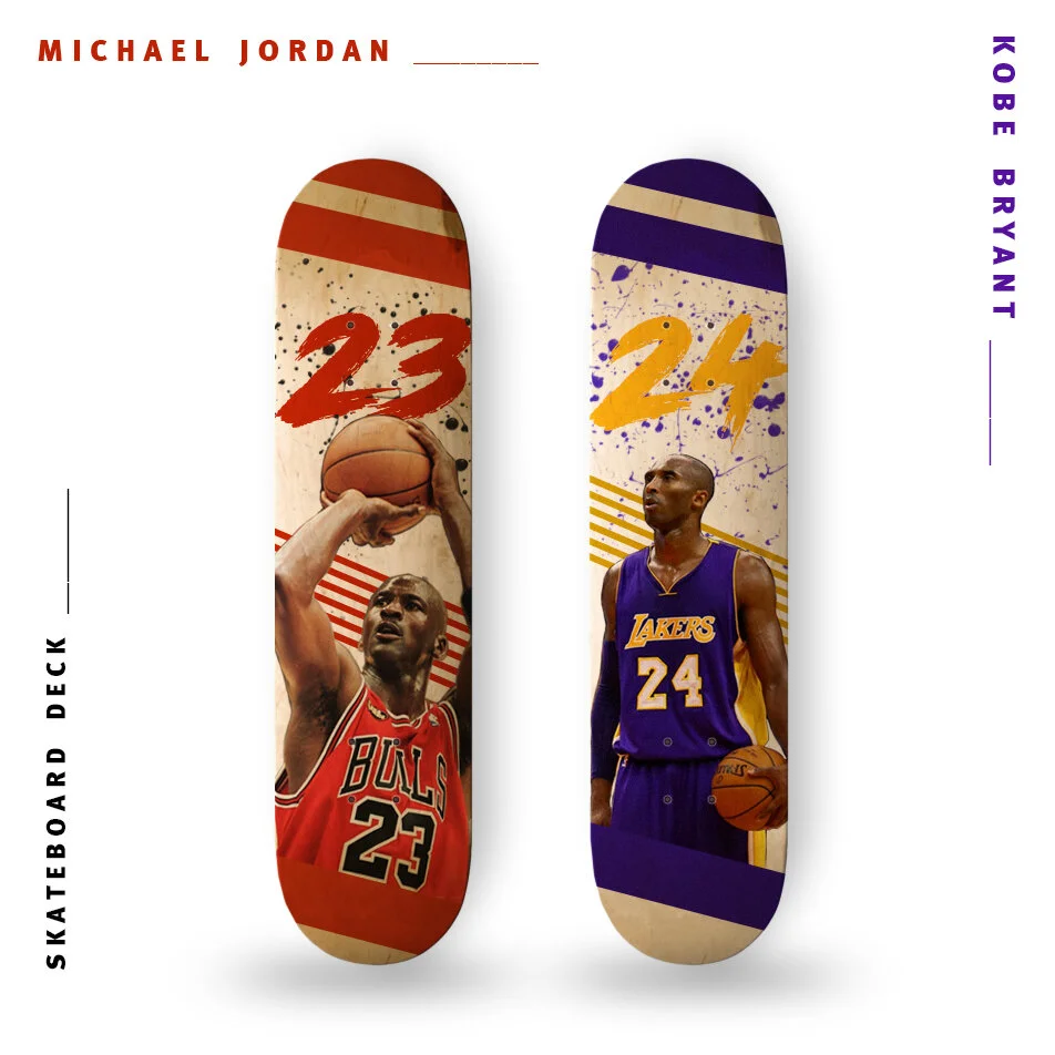 skateboard michael jordan kobe bryant — Martiny