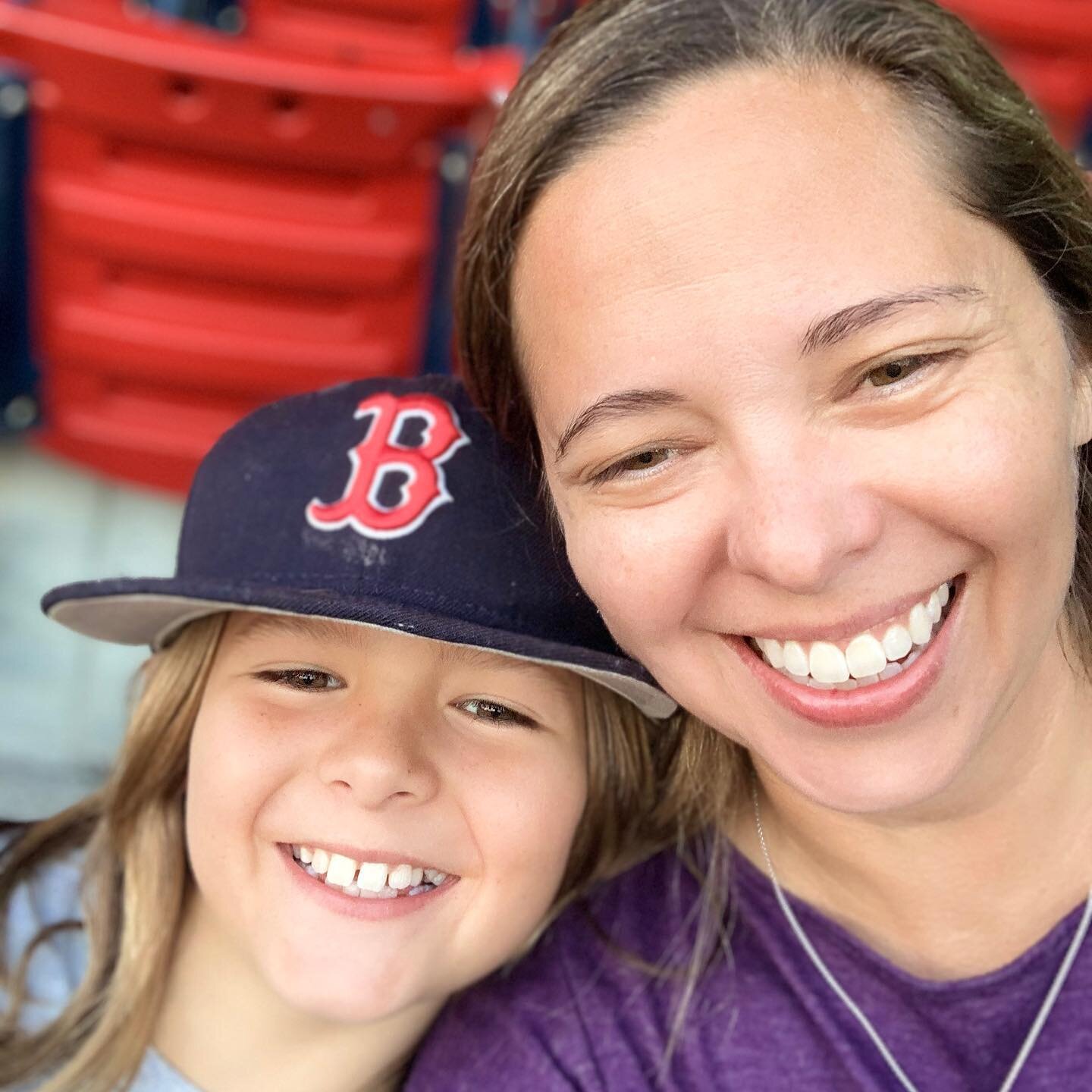 Happiness is&hellip; this. 💕 👩🏻 👦🏼 #motherson #baseballislife #letsgoredsox #redsoxnation #luckycharms