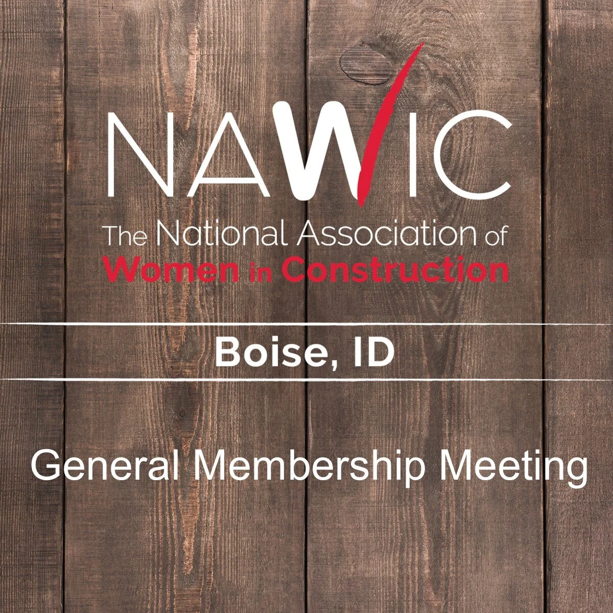CANCELED -April General Membership Meeting