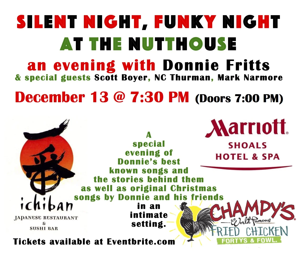 Donnie Fritts Christmas Show at the NuttHouse
