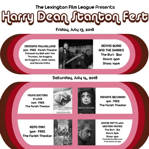 Donnie Fritts at Harry Dean Stanton Fest, Lexington KY