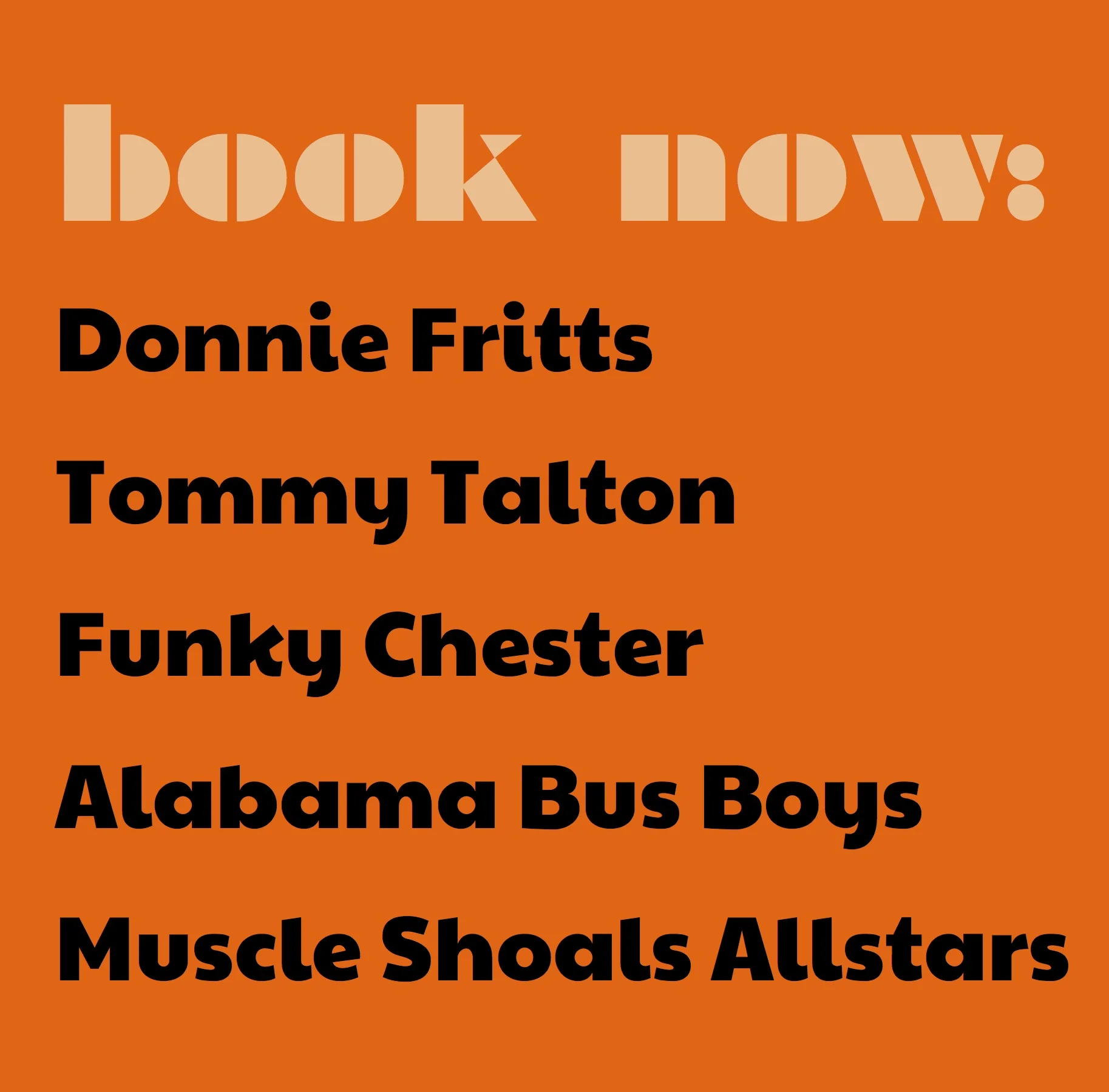 Crazy Chester Booking