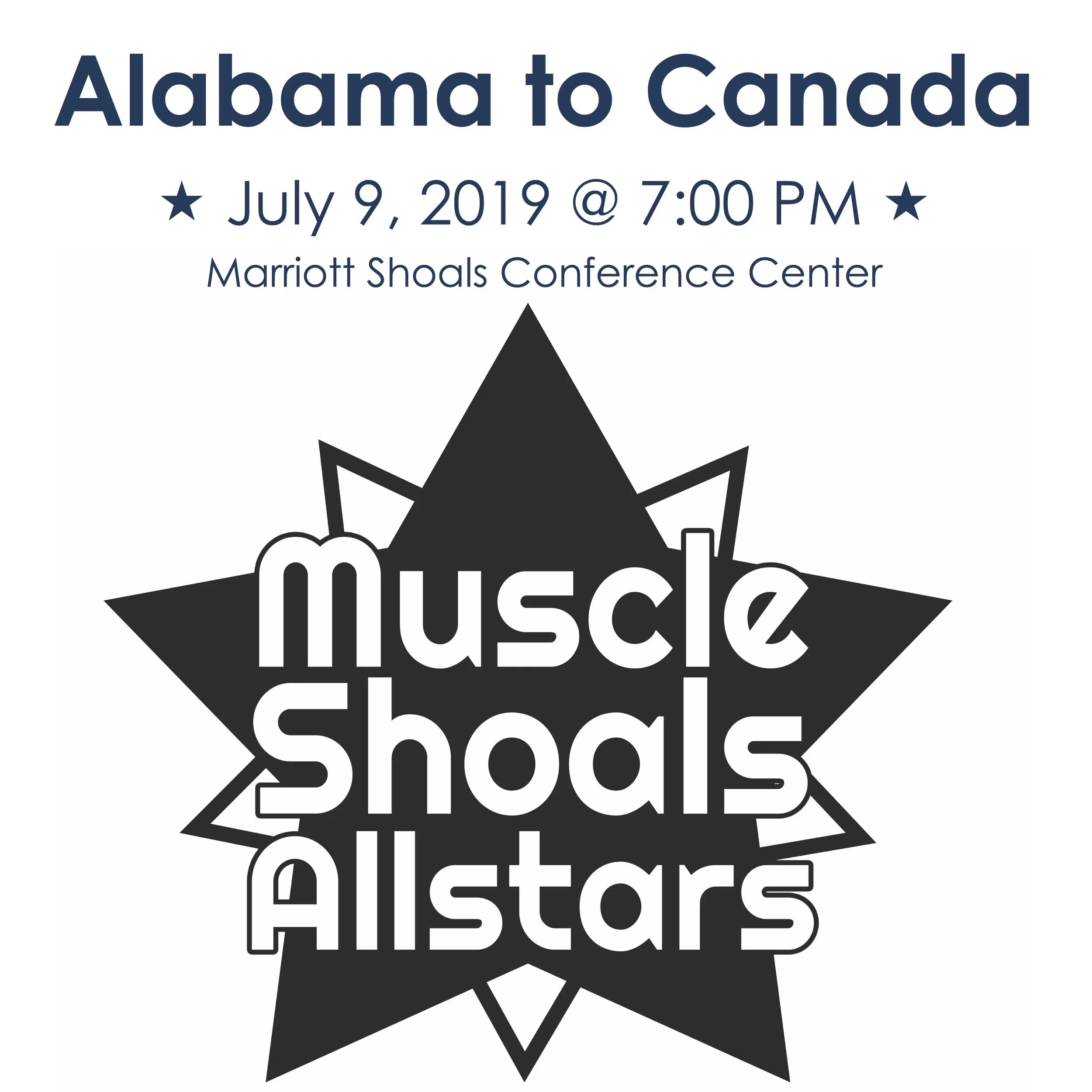 Alabama to Canada Show - July 9
