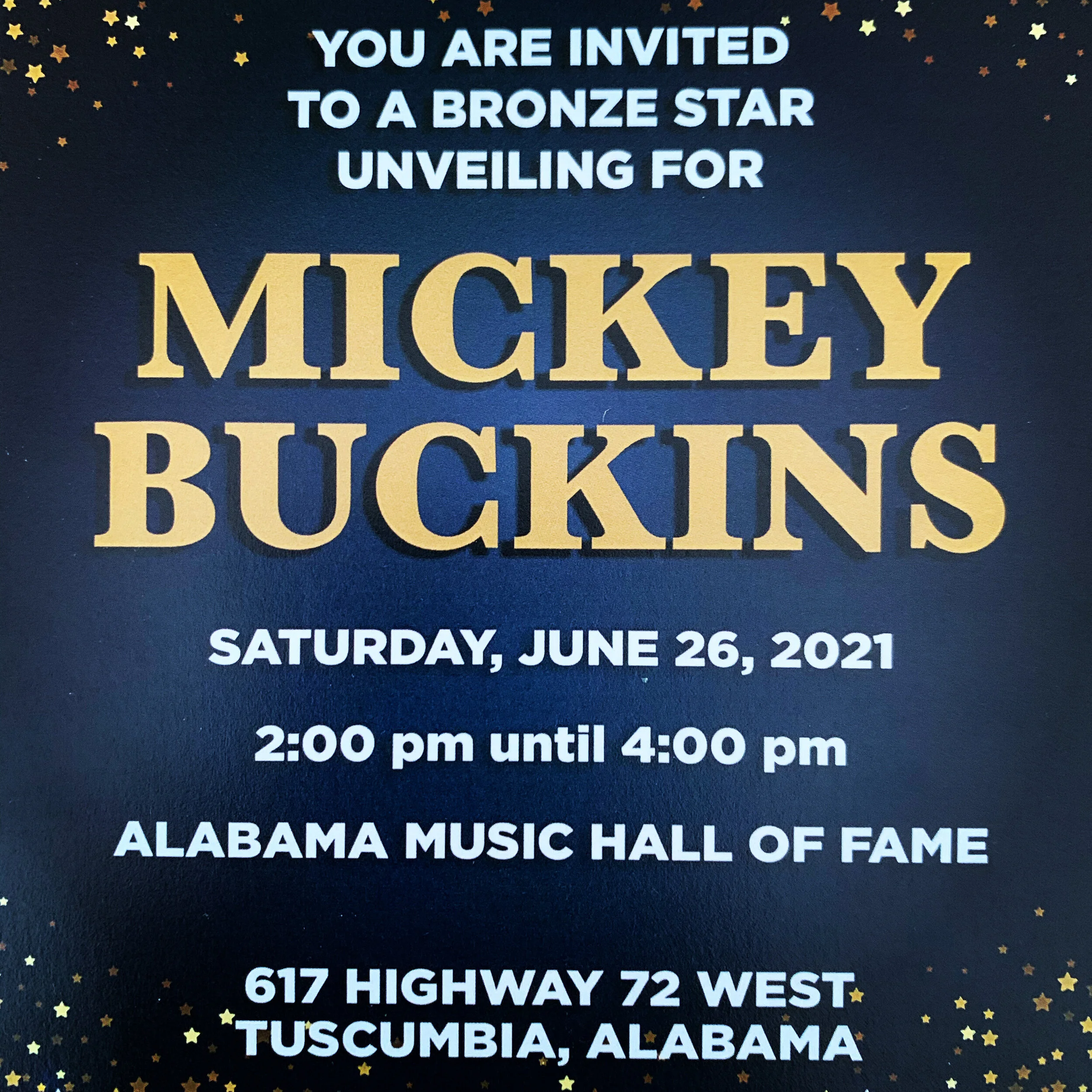 Mickey Buckins honored by ALMHoF