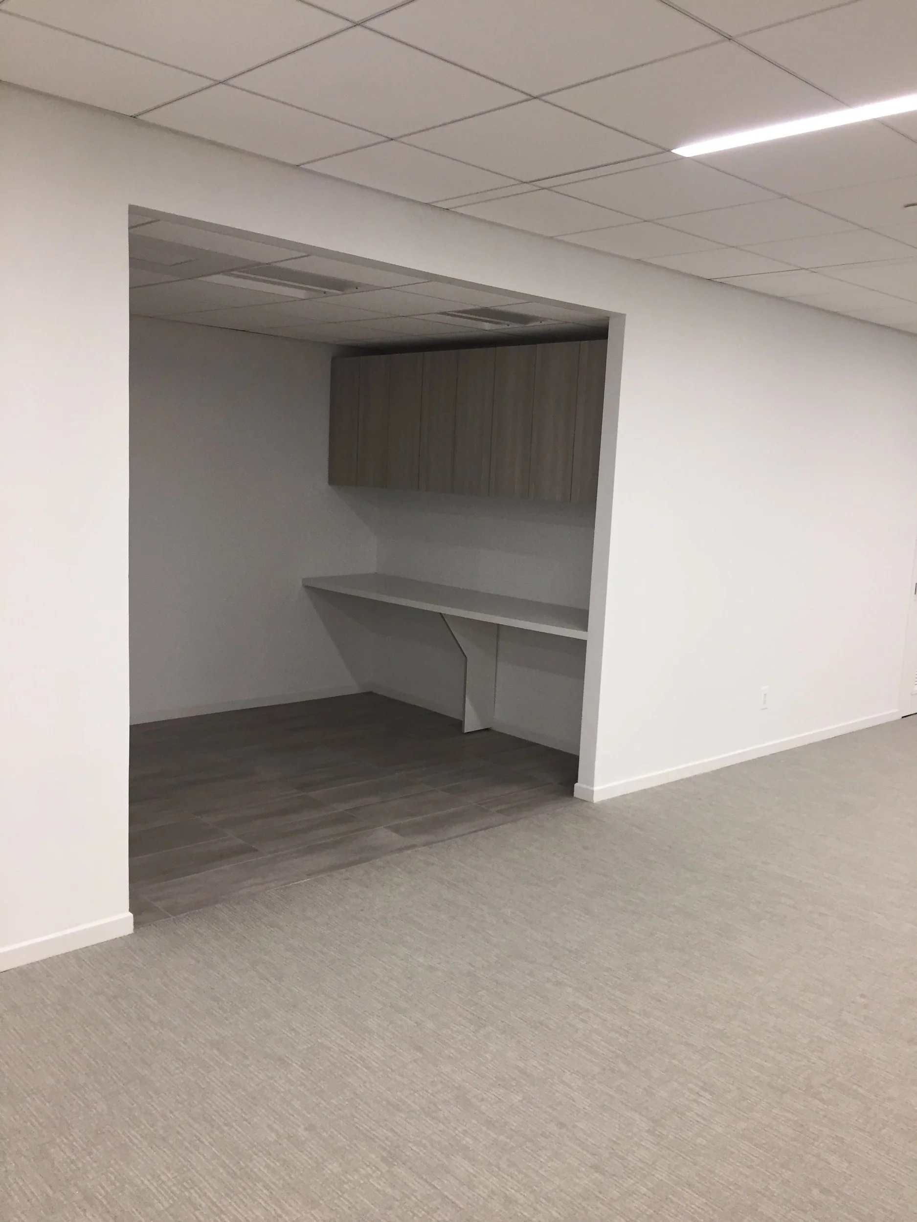  12,000 SQFT.  NEW LIGHTING &amp; LIGHTING CONTROLS THROUGHOUT THE ENTIRE FLOOR  NEW COPY AREA  NEW PANTRY &amp; ALL NEW APPLIANCES  DRITT PARTITIONS OFFICE FRONT SYSTEMS  (2) NEW BATHROOMS &amp; BATHROOM PARTITIONS  NEW RECEPTIONS AREA PORCELAIN TIL
