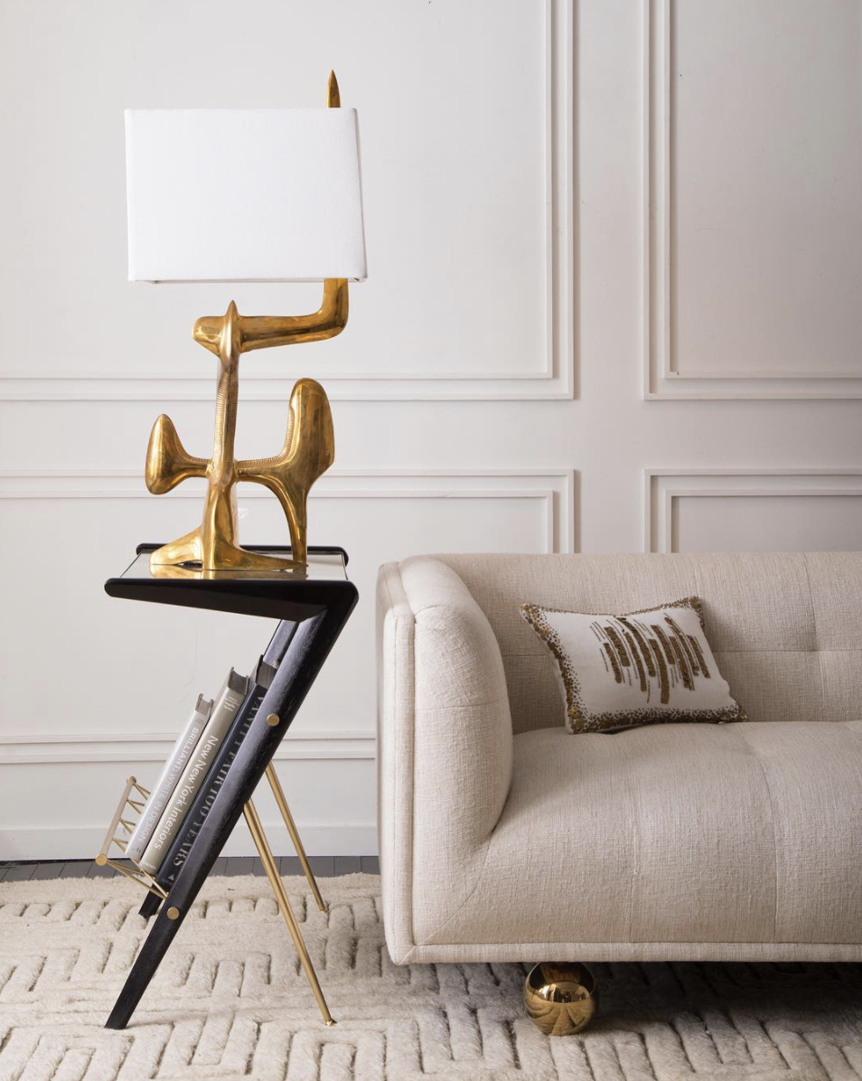 Source . Jonathan Adler is always an amazing resource for metallics inspiration. 