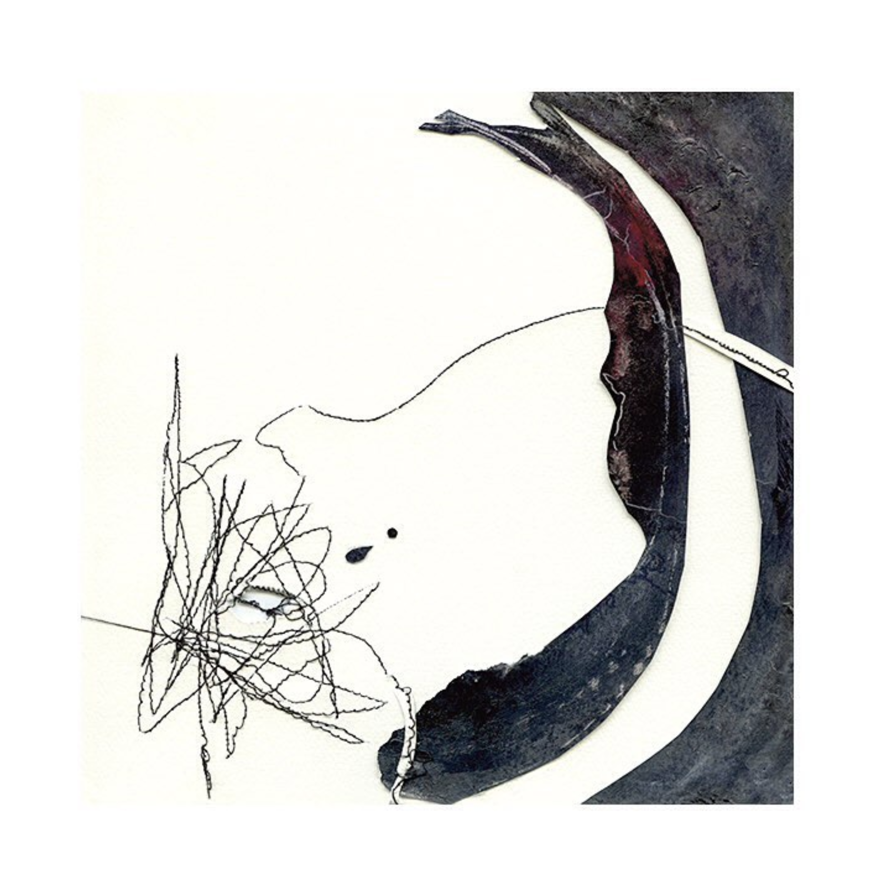 Source . The Fourth Artist is another artist I've been following lately. The combination of fine lines, organic shapes, and jewel tones is just right.