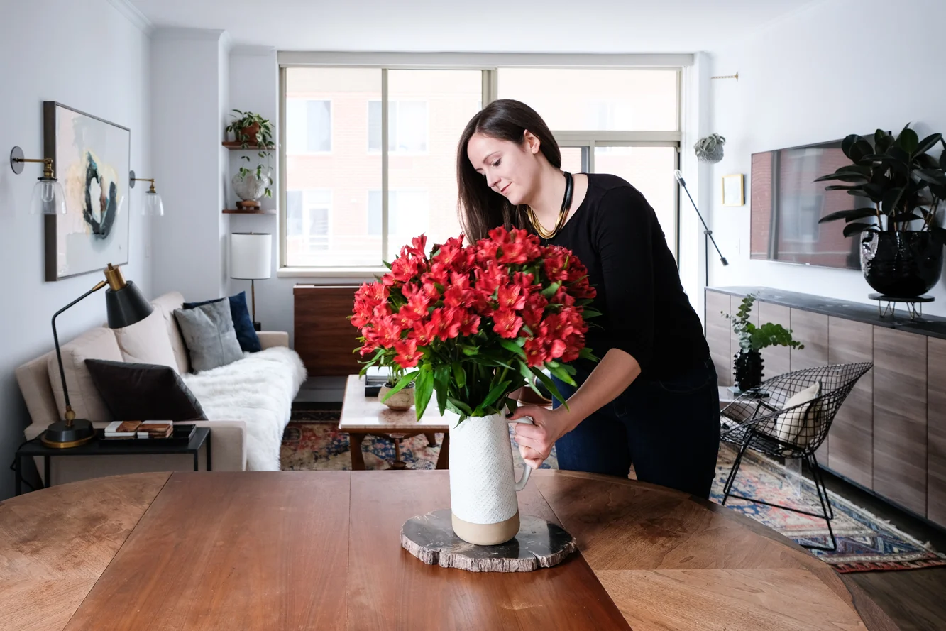 I received this vase as a gift for Christmas and love it. It also had a starring role in my first Apartment Therapy feature earlier this year!