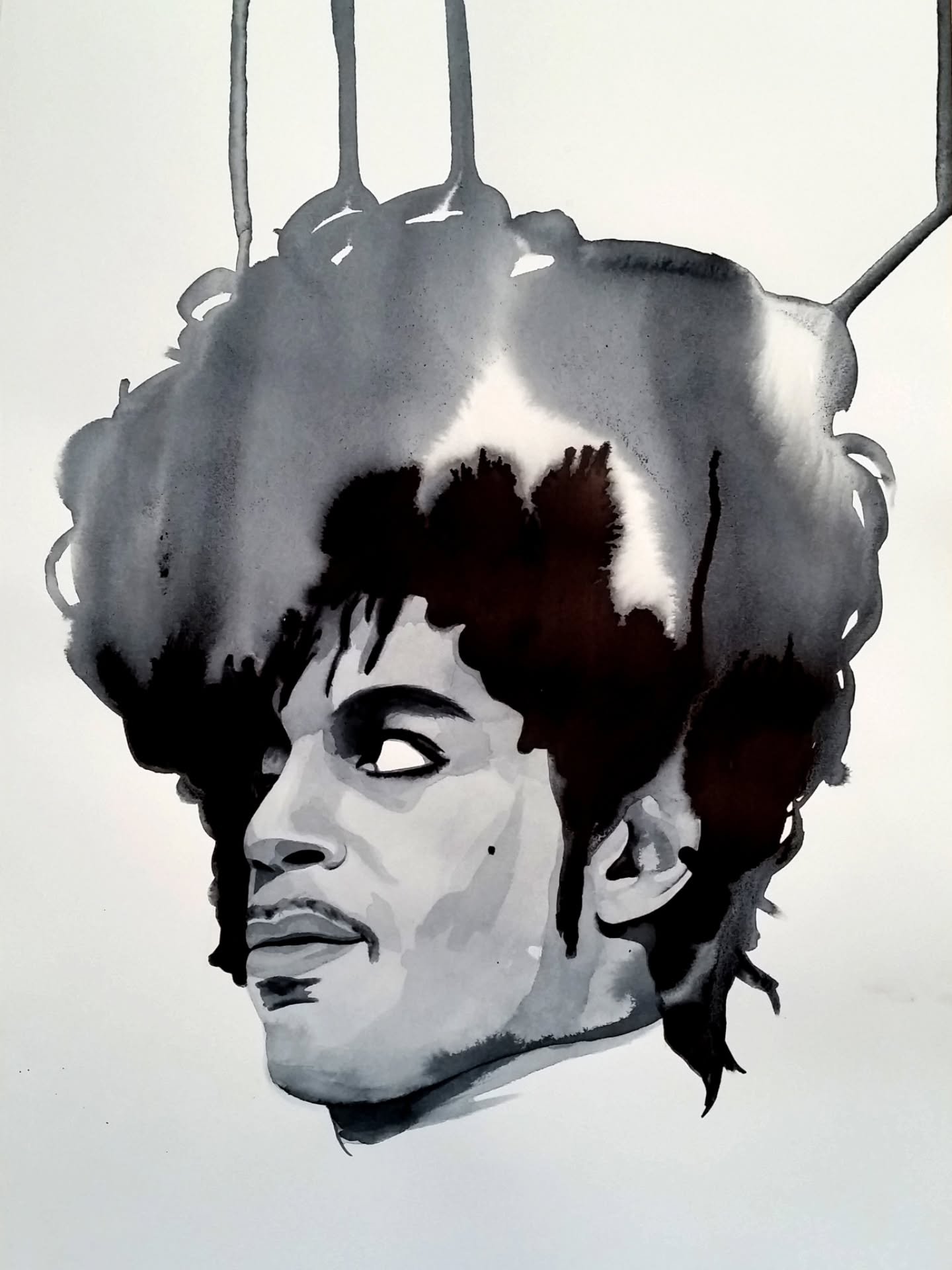 Yesterday was Prince's birthday and I missed it 😭. ALWAYS THINKING OF MYSELF.

I painted him so many times after he died. I cried and cried and cried. I'm over it now... I guess.

RIP❤️ MY LOVE