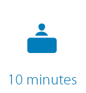 We reduced the application time to 10mins from 1 hour