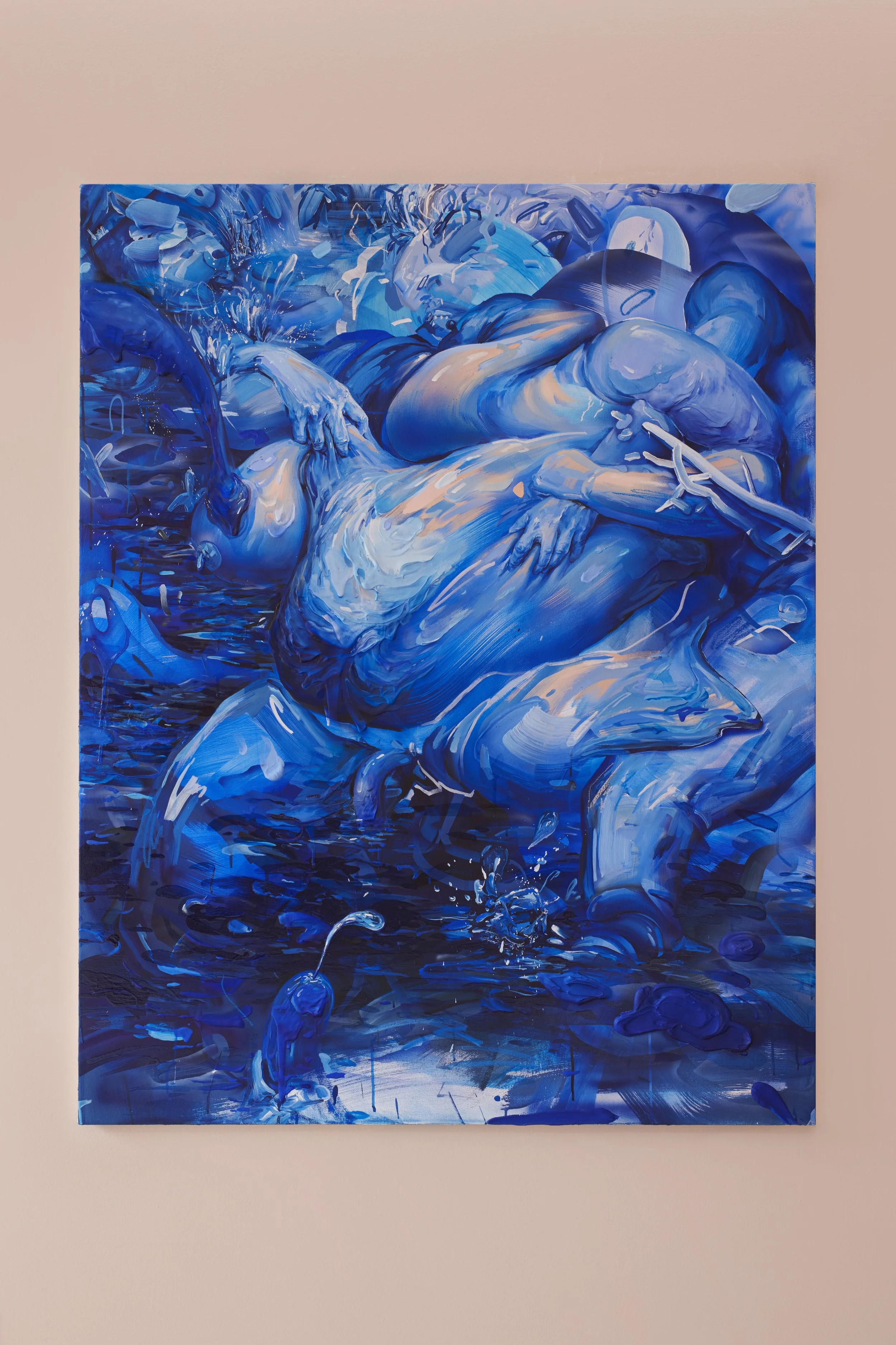 She Bad , Acrylic on canvas, 2018 44 x 56 inches 