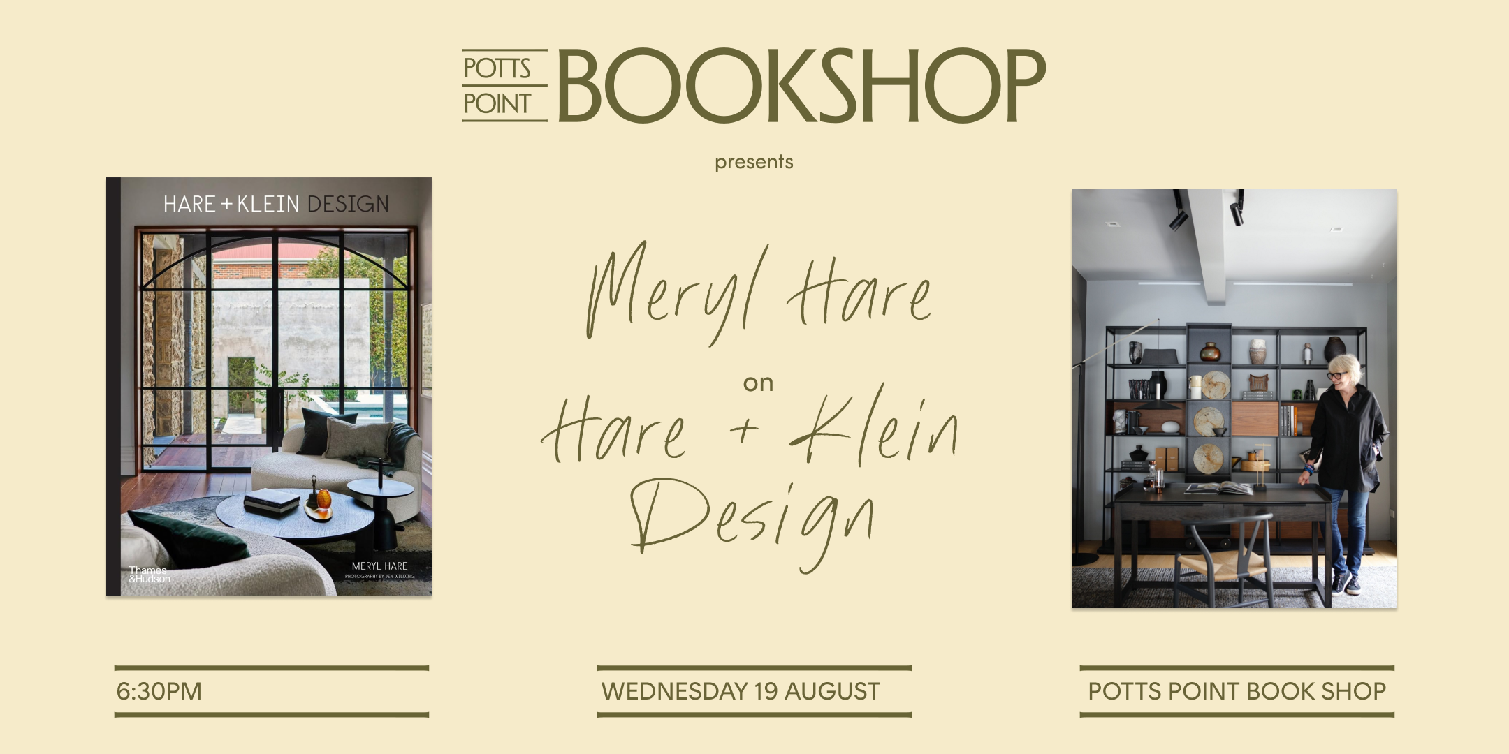 Link to tickets for Meryl Hare event on Eventbrite.