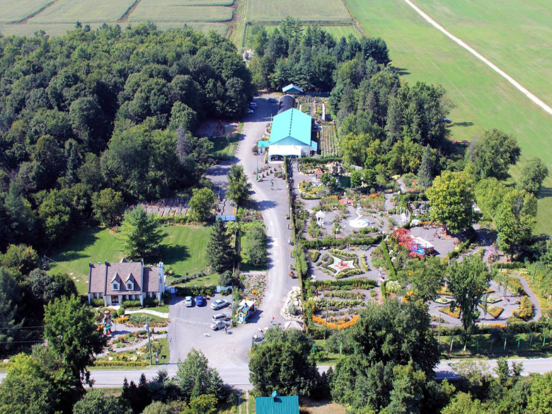 vue aerienne Vue aérienne du site de Route des Gerbes d’Angelica