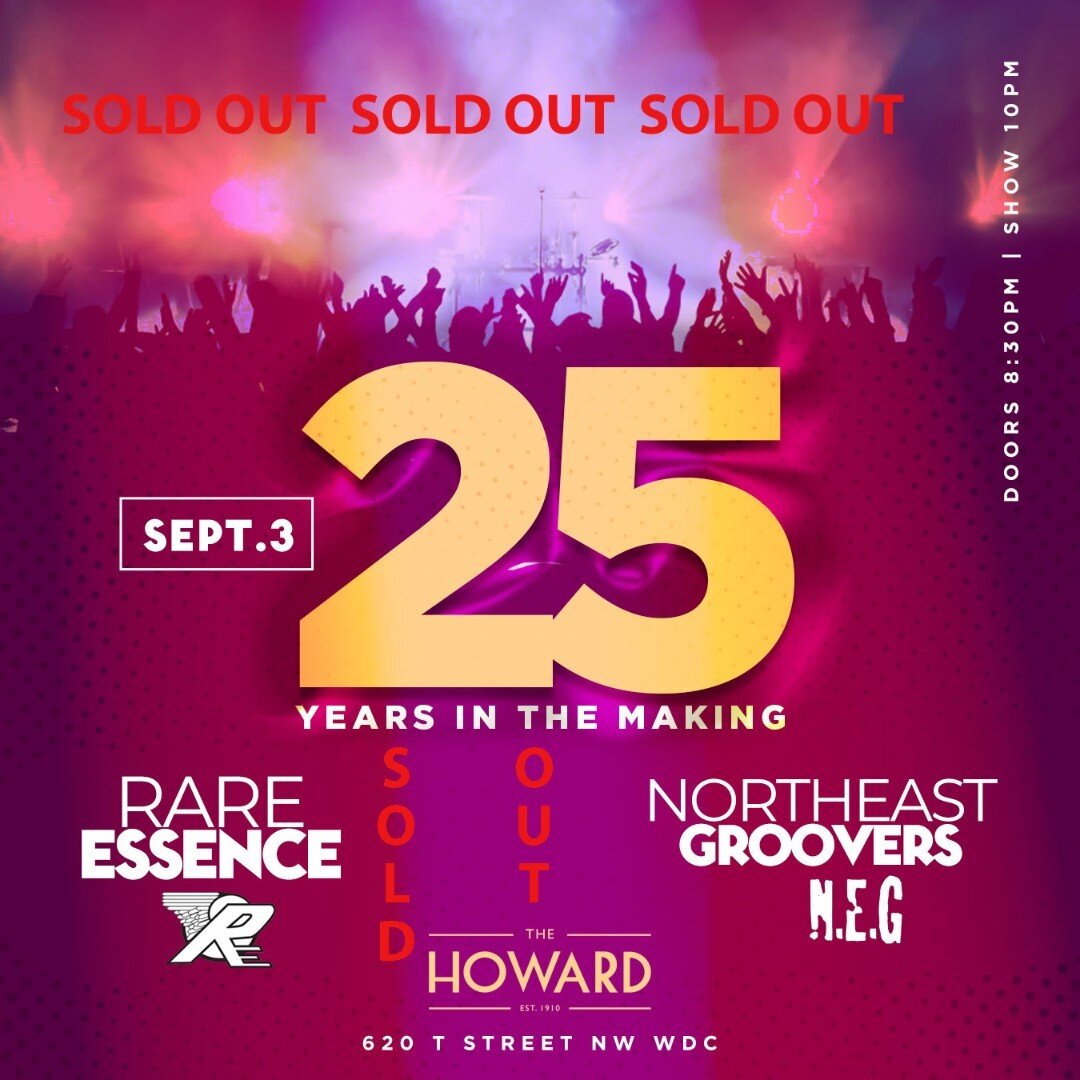 TONIGHT!! SOLD OUT!!

25 YEARS IN THE MAKING - Hosted by DJ Flexx

We are looking forward to seeing everyone tonight!!

Doors at 8:30P Show at 10P