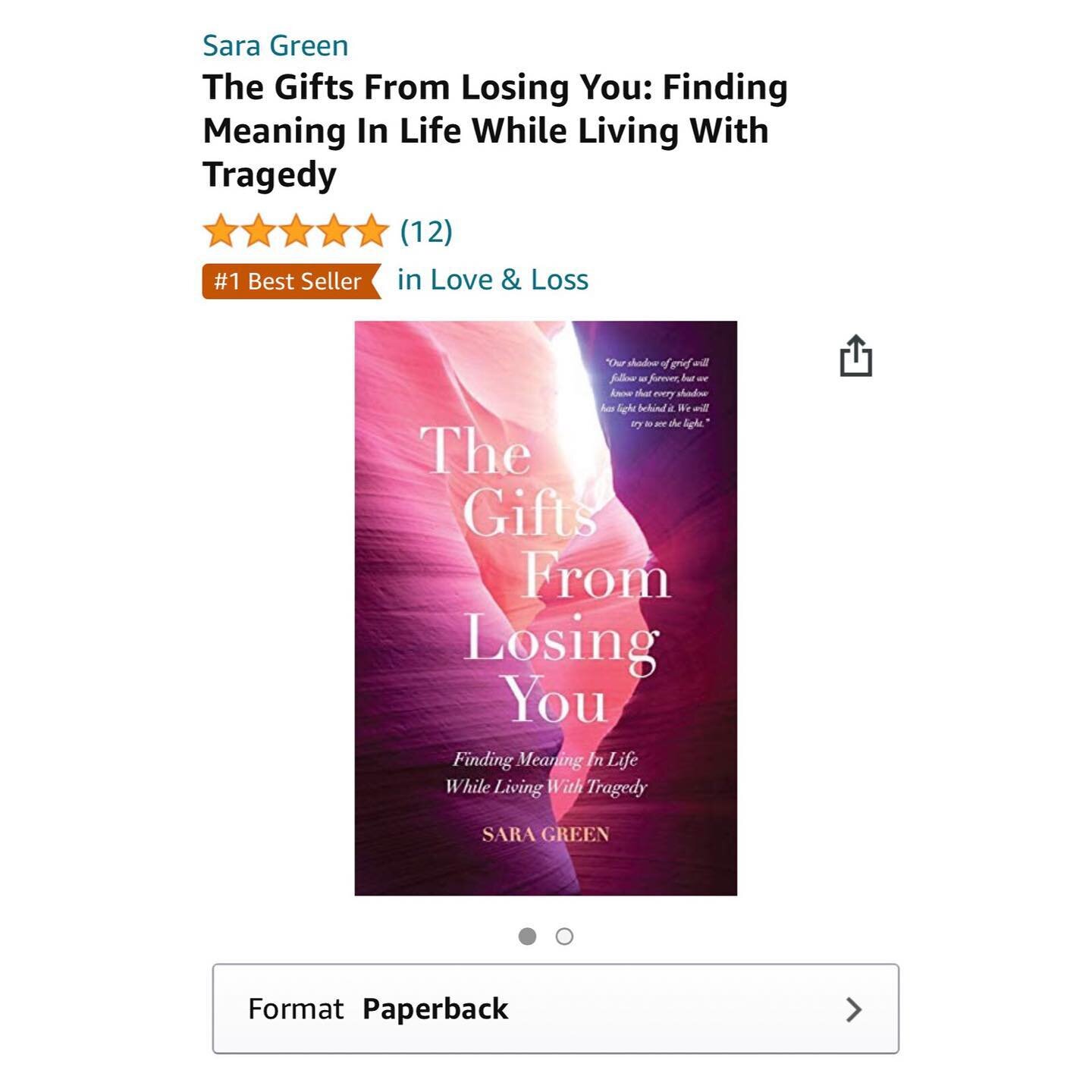 My first #1 Best Seller!!It&rsquo;s even sweeter that it&rsquo;s in Australia!! The Gifts From Losing You is #1 on the Best Seller list in the Love and Loss category. It&rsquo;s also #1 for the paperback, #2 for the hardcover, and #17 for the Kindle 