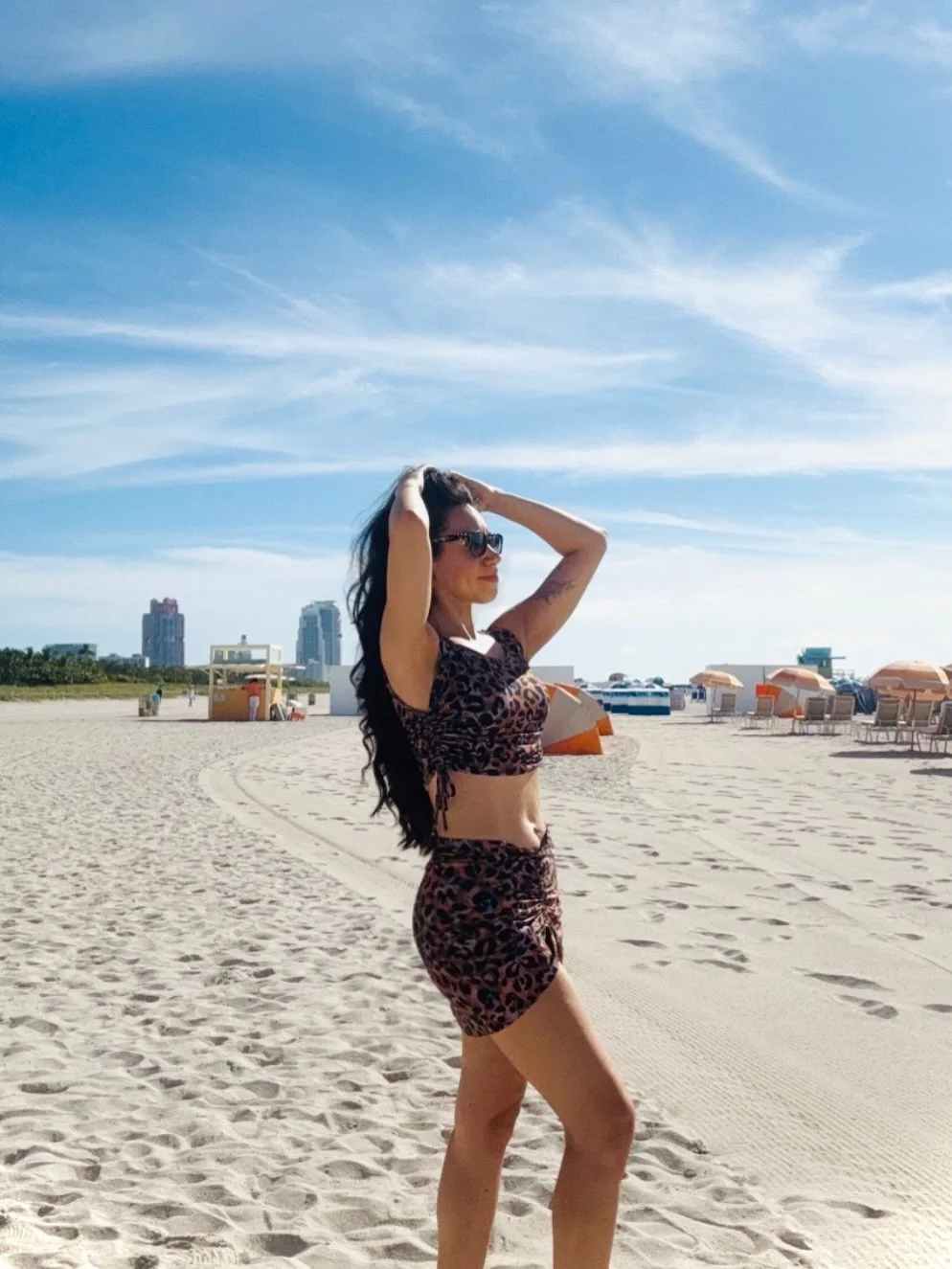 I made this set a day before I left. I couldn&rsquo;t get my #sandiatop to fit exactly how I wanted it but I think I finally got it! Works great as a cover up as seen here and I&rsquo;m not just saying this because it&rsquo;s my pattern but it&rsquo;