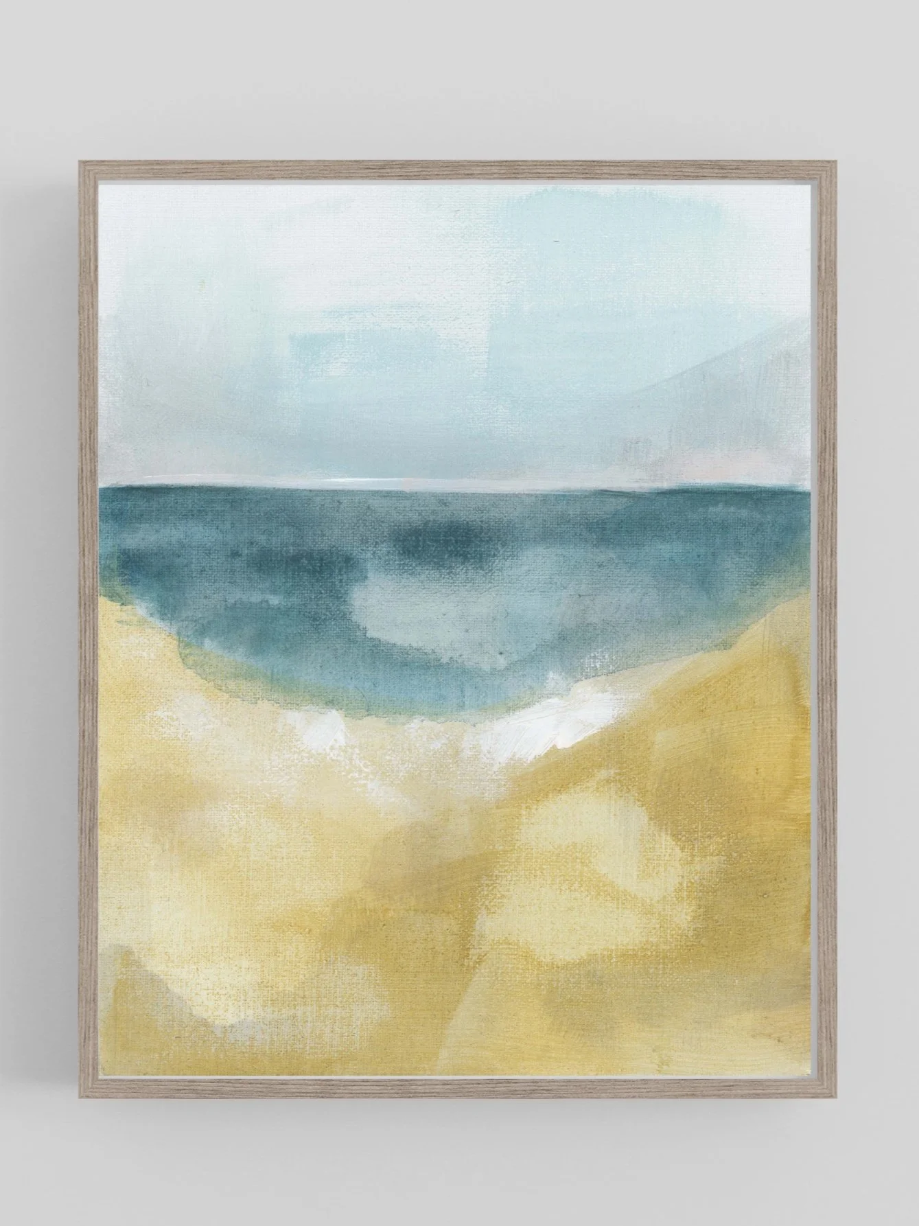 Beach seascape painting