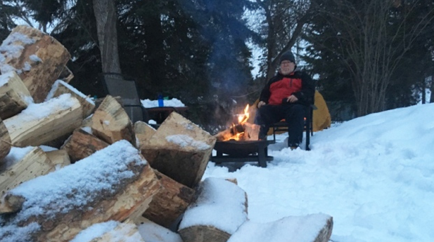 Edmonton father begins his freezing fundraiser | CTV News